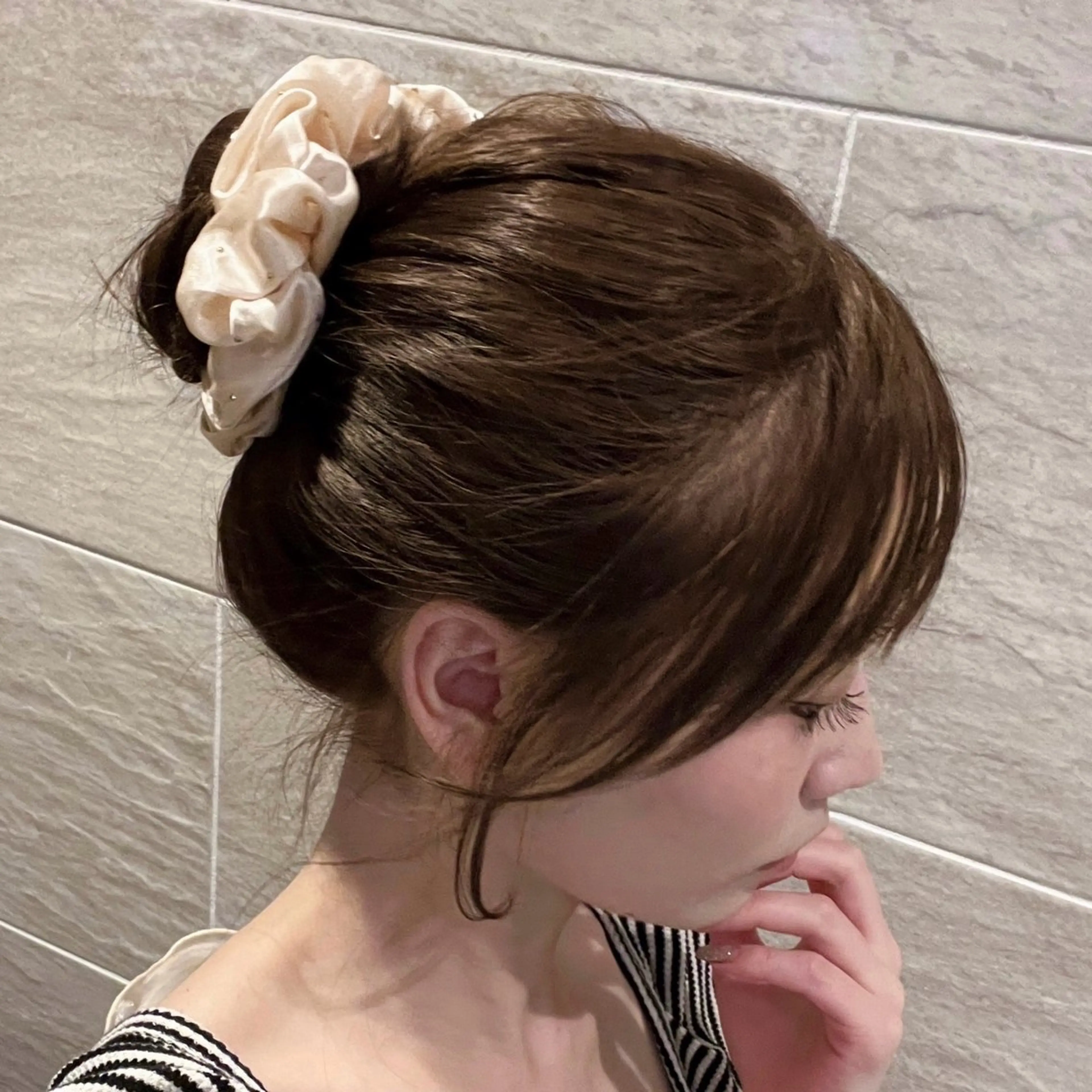 ミディアム カラー ヘアカラー Henrietta  自由が丘所属・ベージュ/ブリーチ無 し/透明感/石井佑季のヘアスタイル