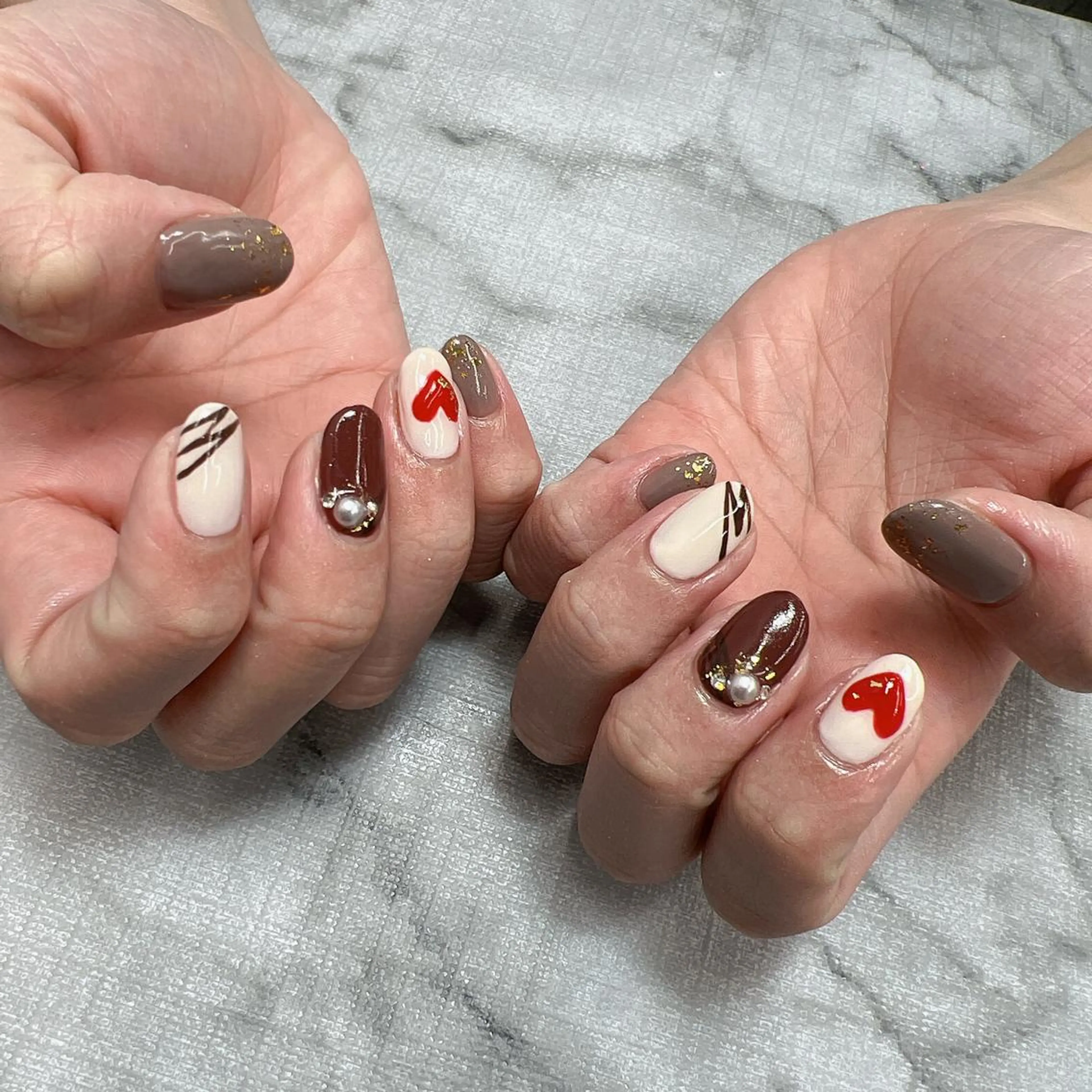 ネイル バレンタイン Minion所属・北浦和minion YUKIのマツエク・マツパデザイン