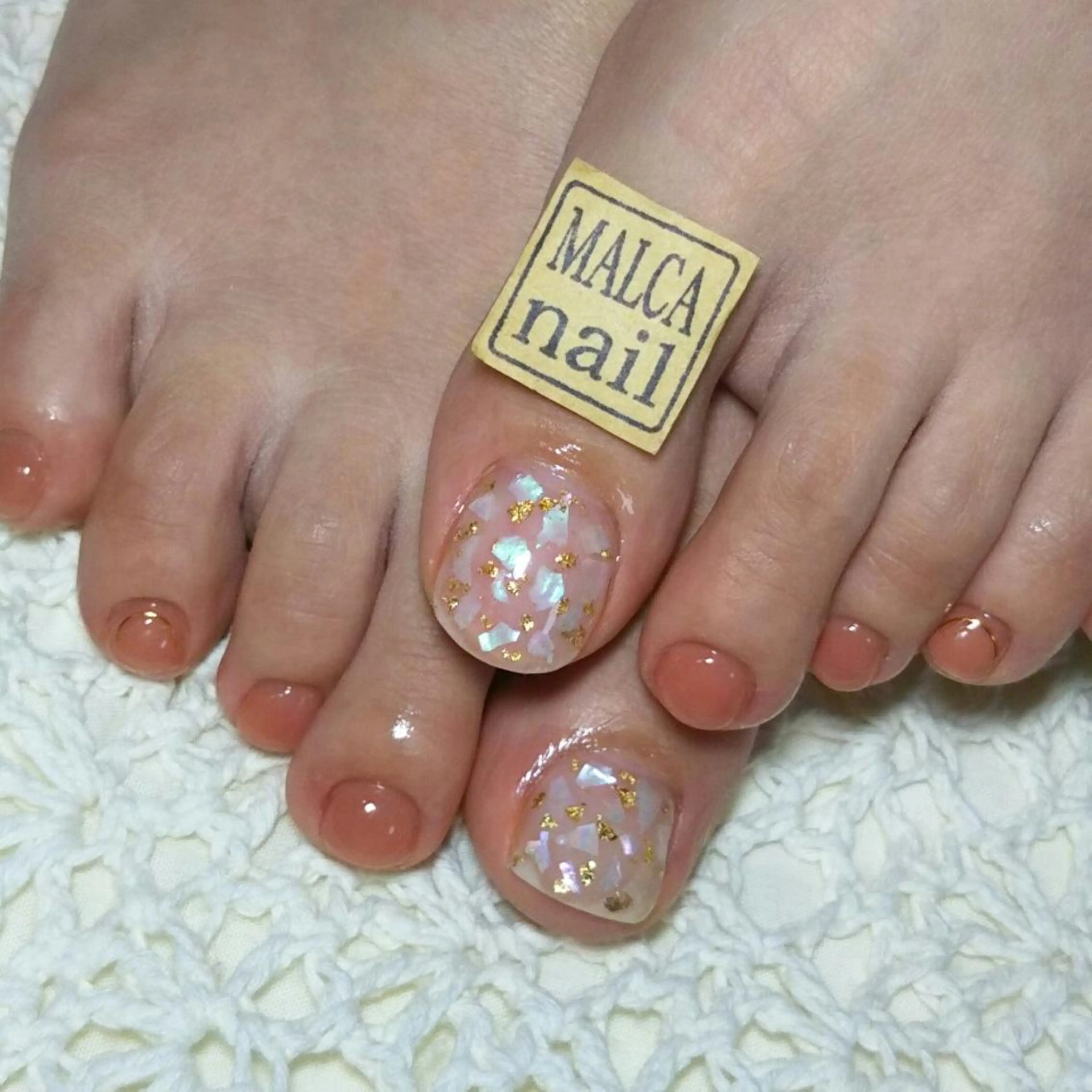 パーマ ネイル キッズ マツエク・マツパ セミロング ヘアアレンジ MALCAnail(マルカネイル)所属・荒木 莉奈のネイルデザイン