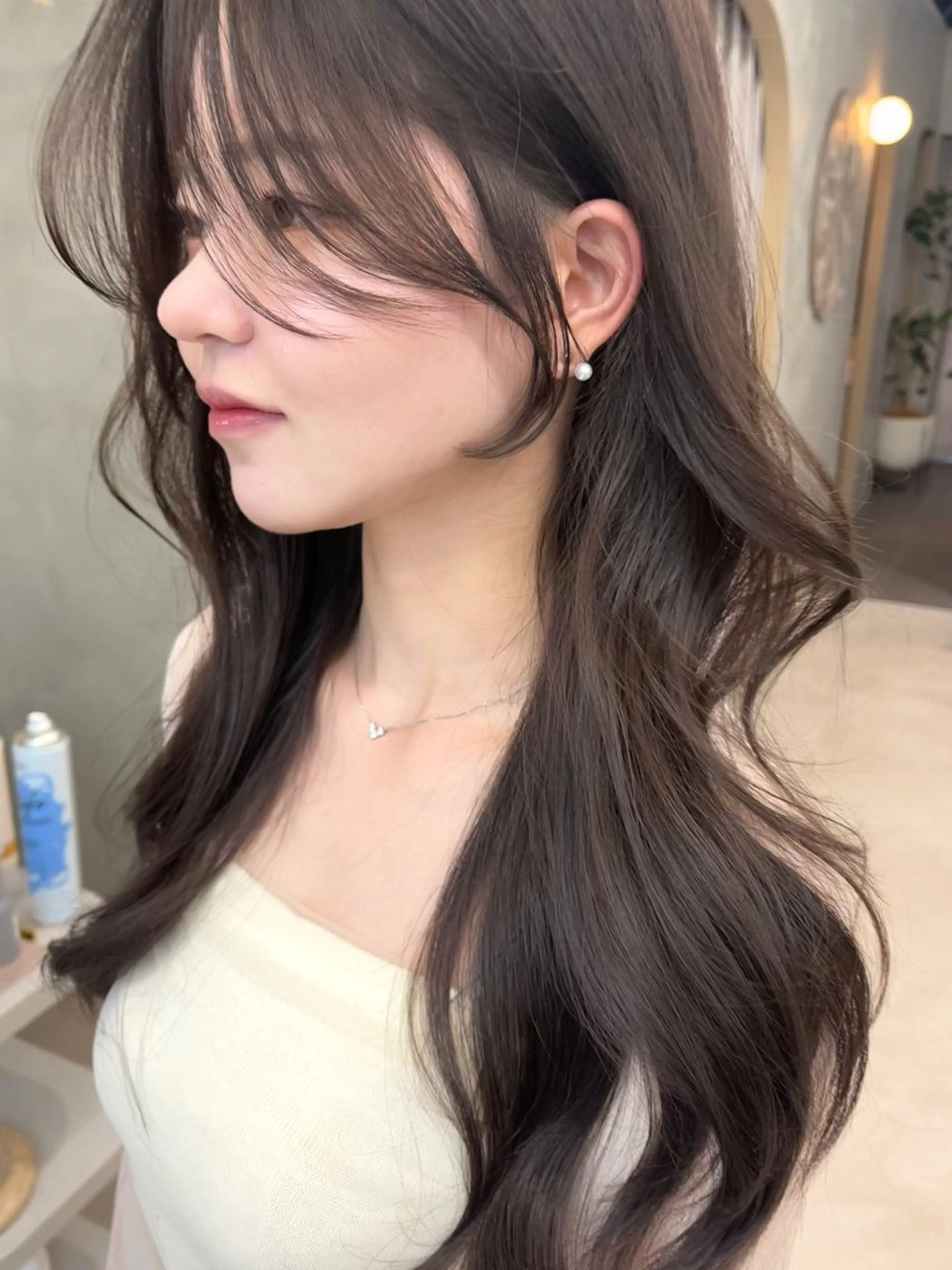 ロング レイヤーカット uni原宿所属・韓国ヘア レイヤーカットのヘアスタイル