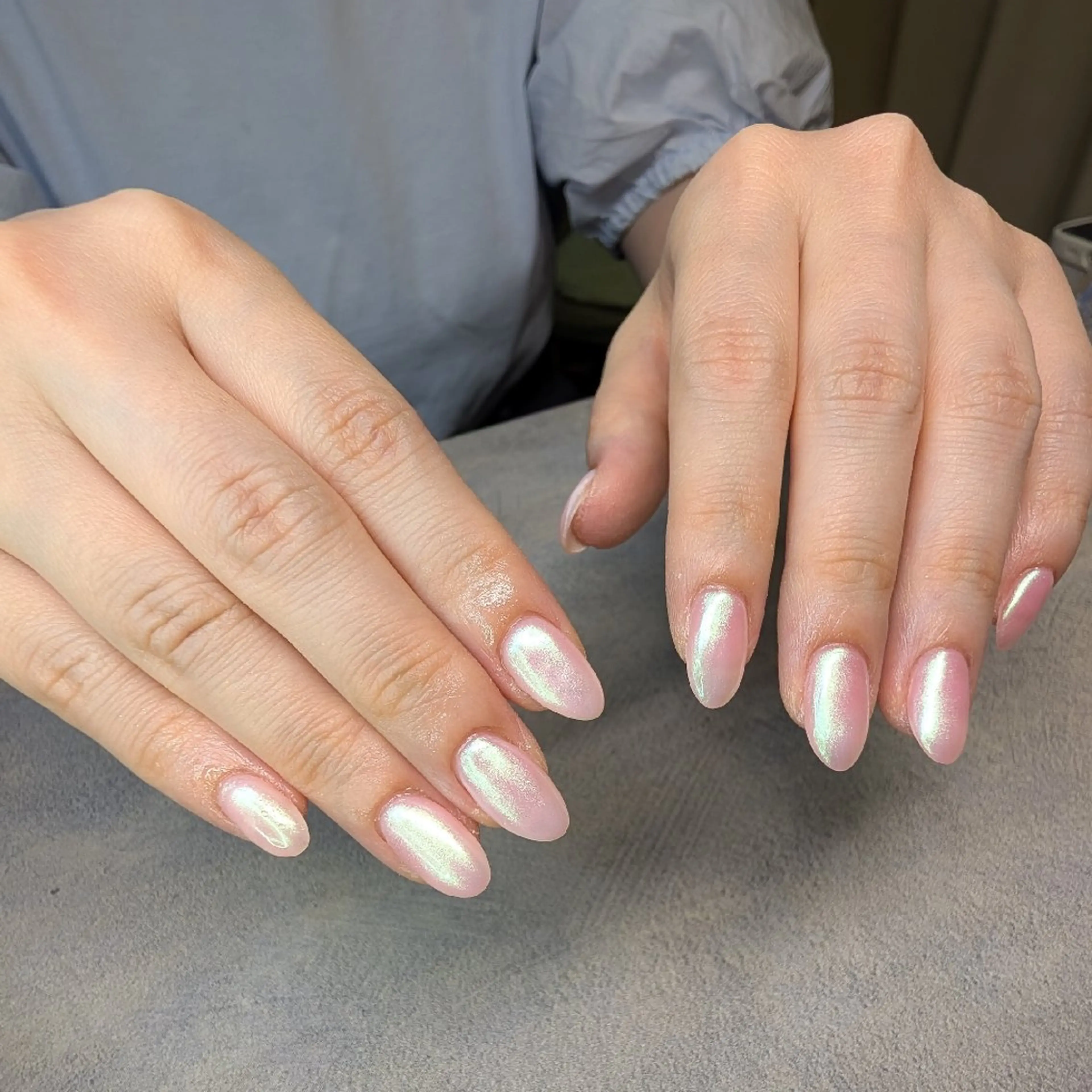 ネイル ミラーネイル ハンドネイル miwa🌿 .fのネイルデザイン