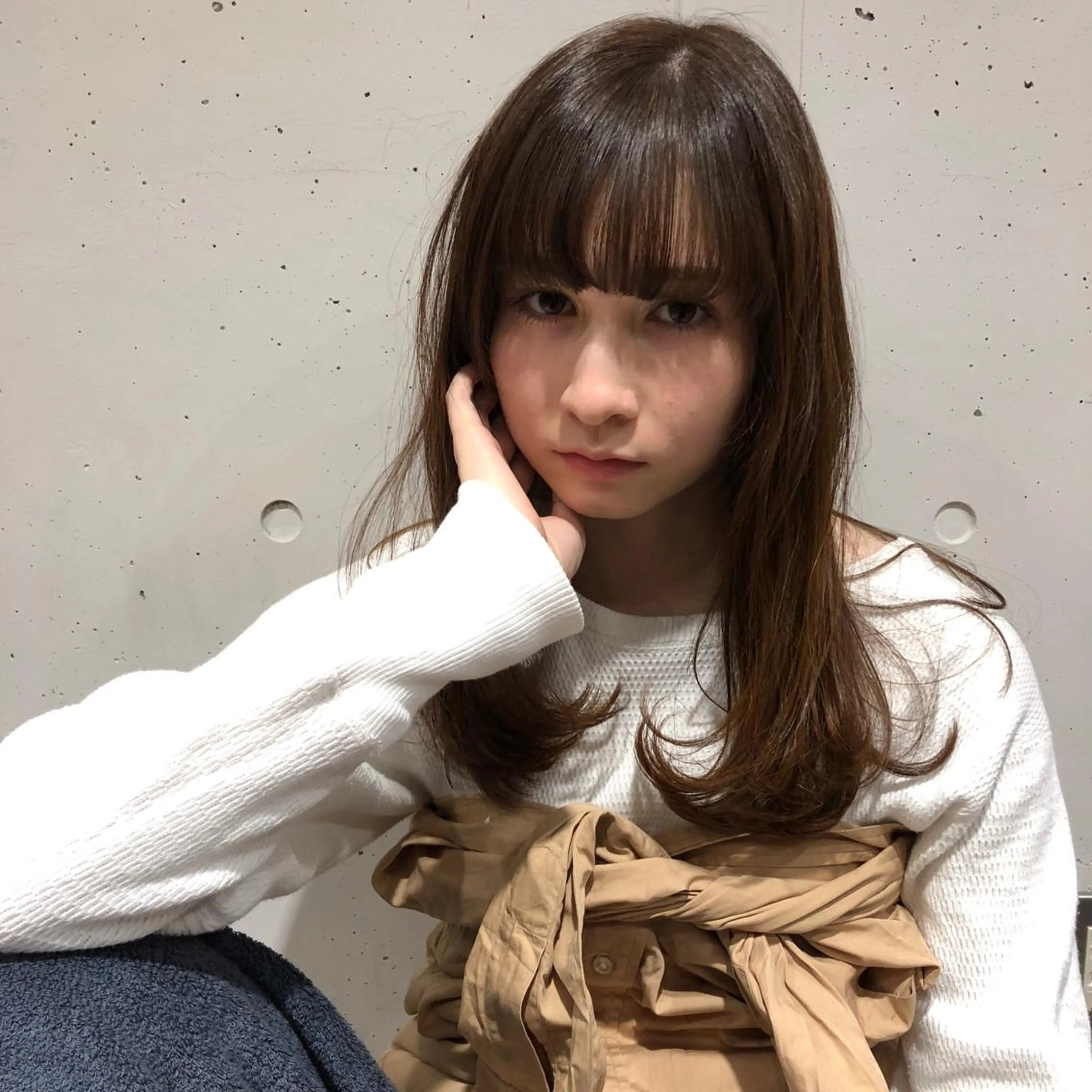 ミディアム カラー ブランロール中目黒店所属・stylist 杉浦駿生のヘアスタイル