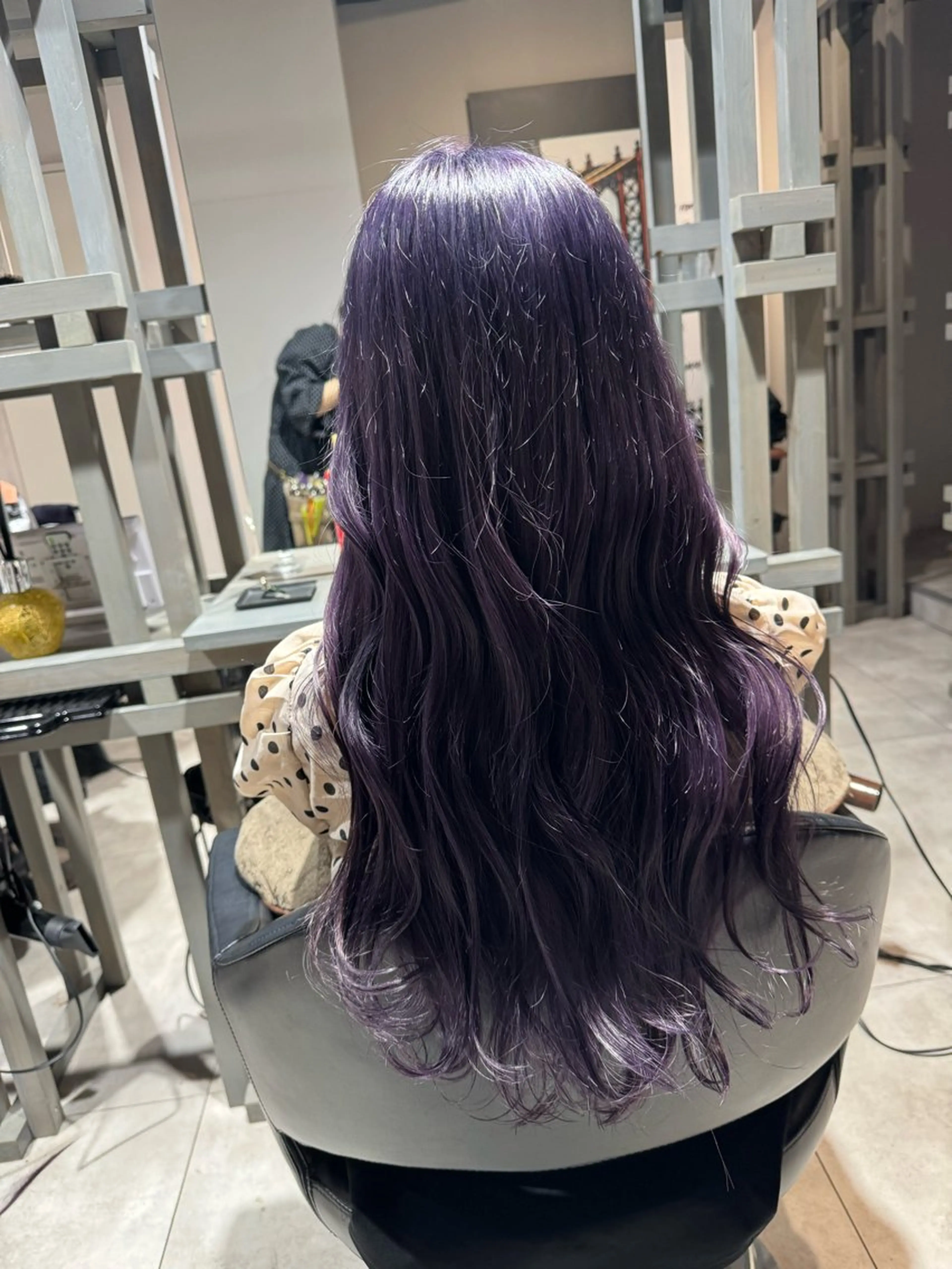 ロング カラー ヘアカラー トリートメント Dxxxx III所属・オシャレ女性目線の 大人メンズ❁⃘*.ﾟのヘアスタイル