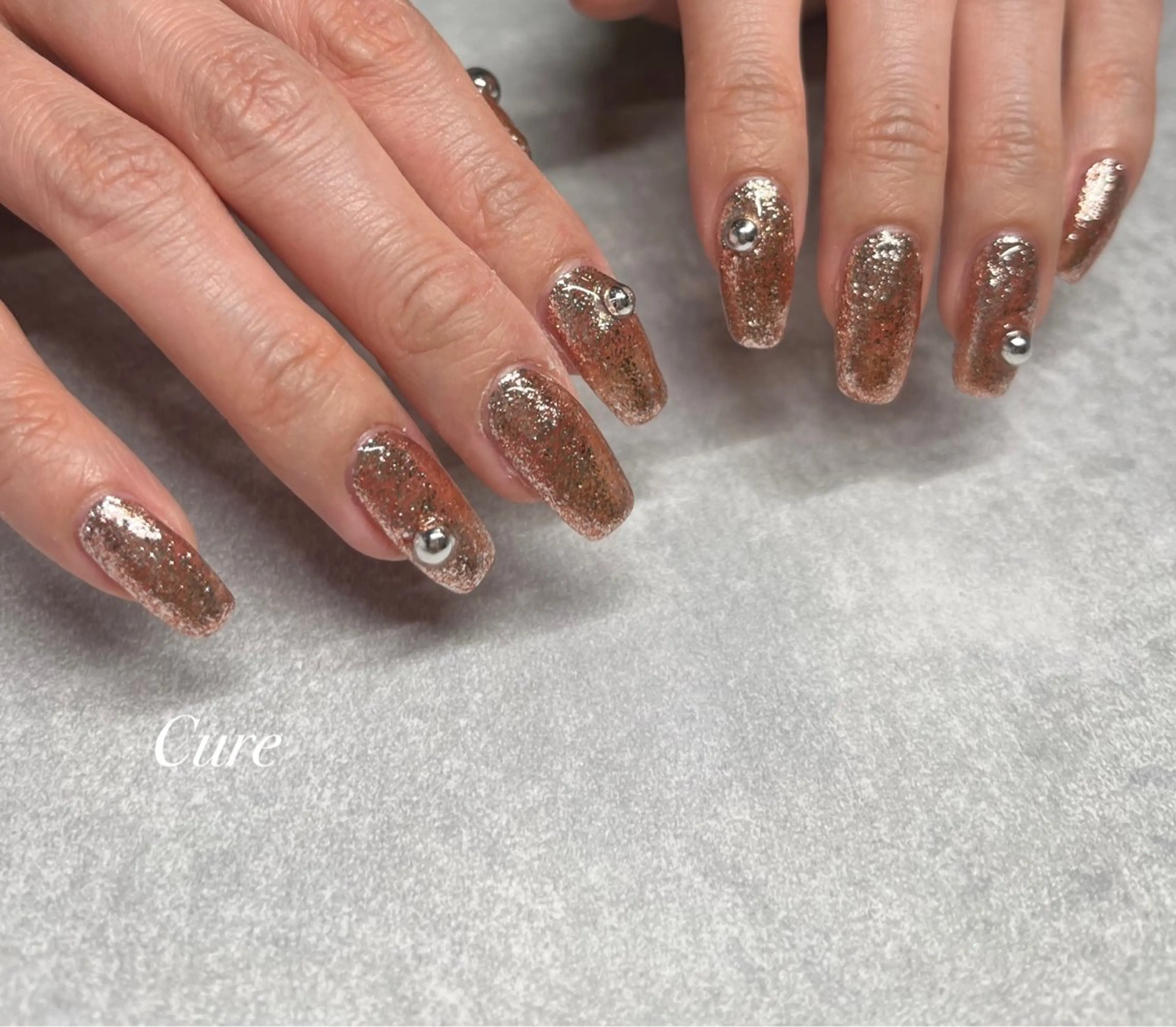 ネイル ハンドネイル Nail&まつげエクステSalon Cure所属・岡本 奈央子のネイルデザイン