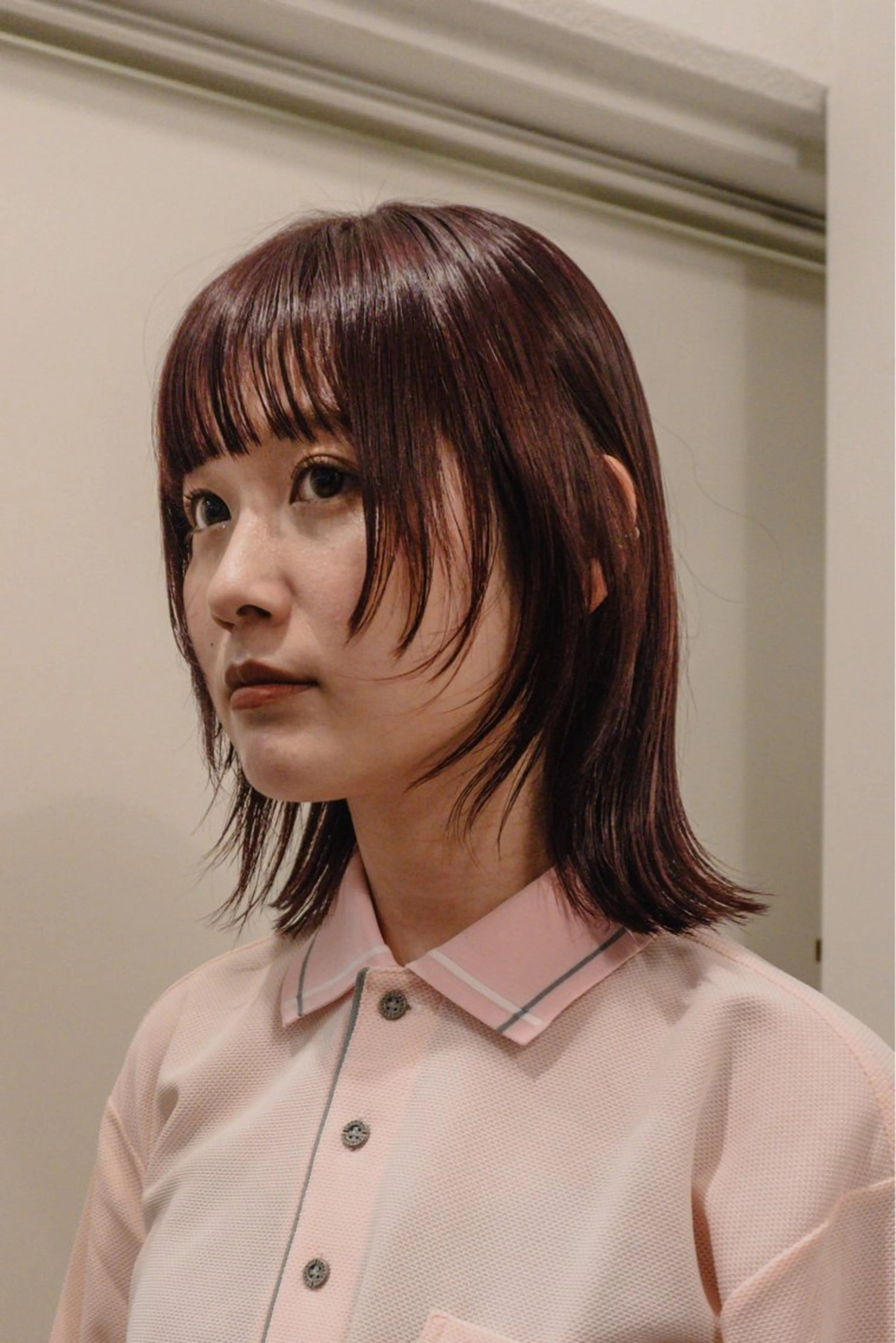 ミディアム ボブ 顔まわりレイヤー レイヤーカット 外ハネヘア 🌿ボブ パーマ高橋啓太🌿のヘアスタイル