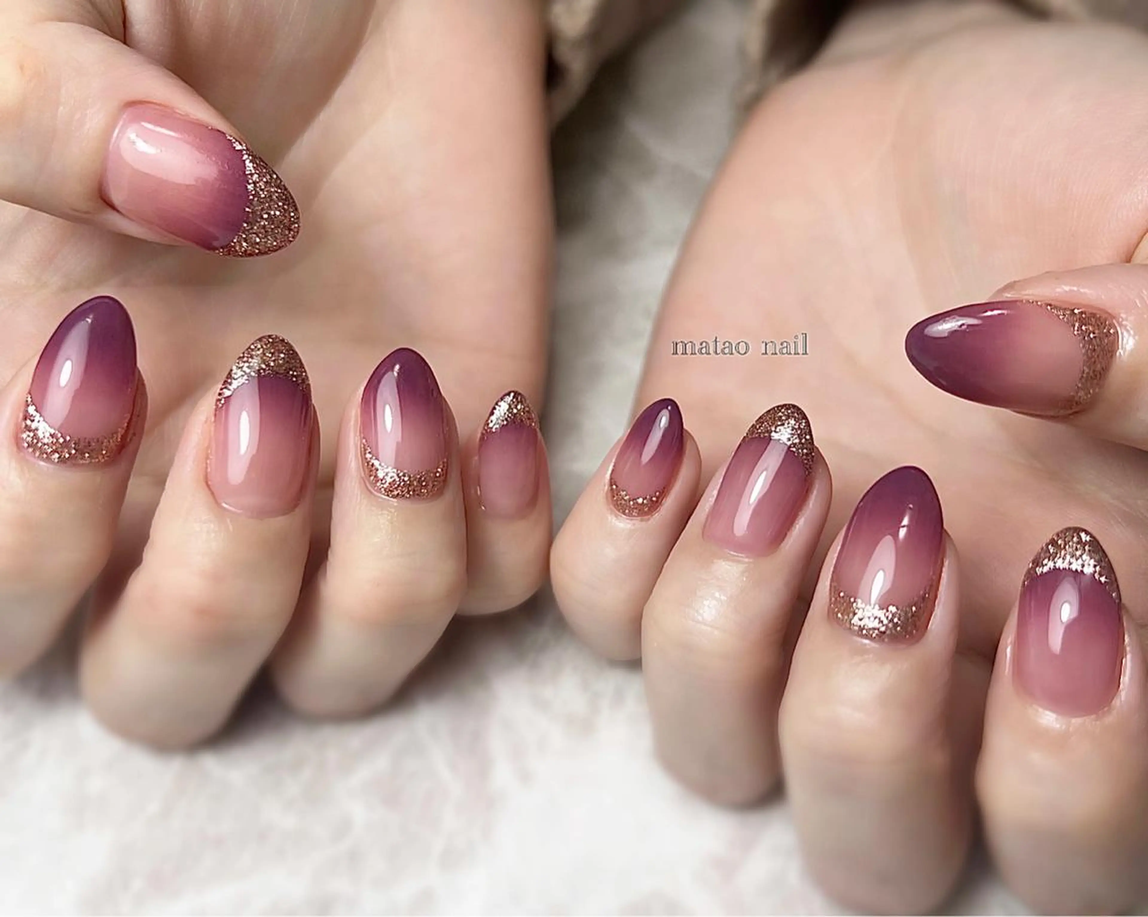ネイル 持ち込み ハンドネイル フットネイル matao nailのネイルデザイン