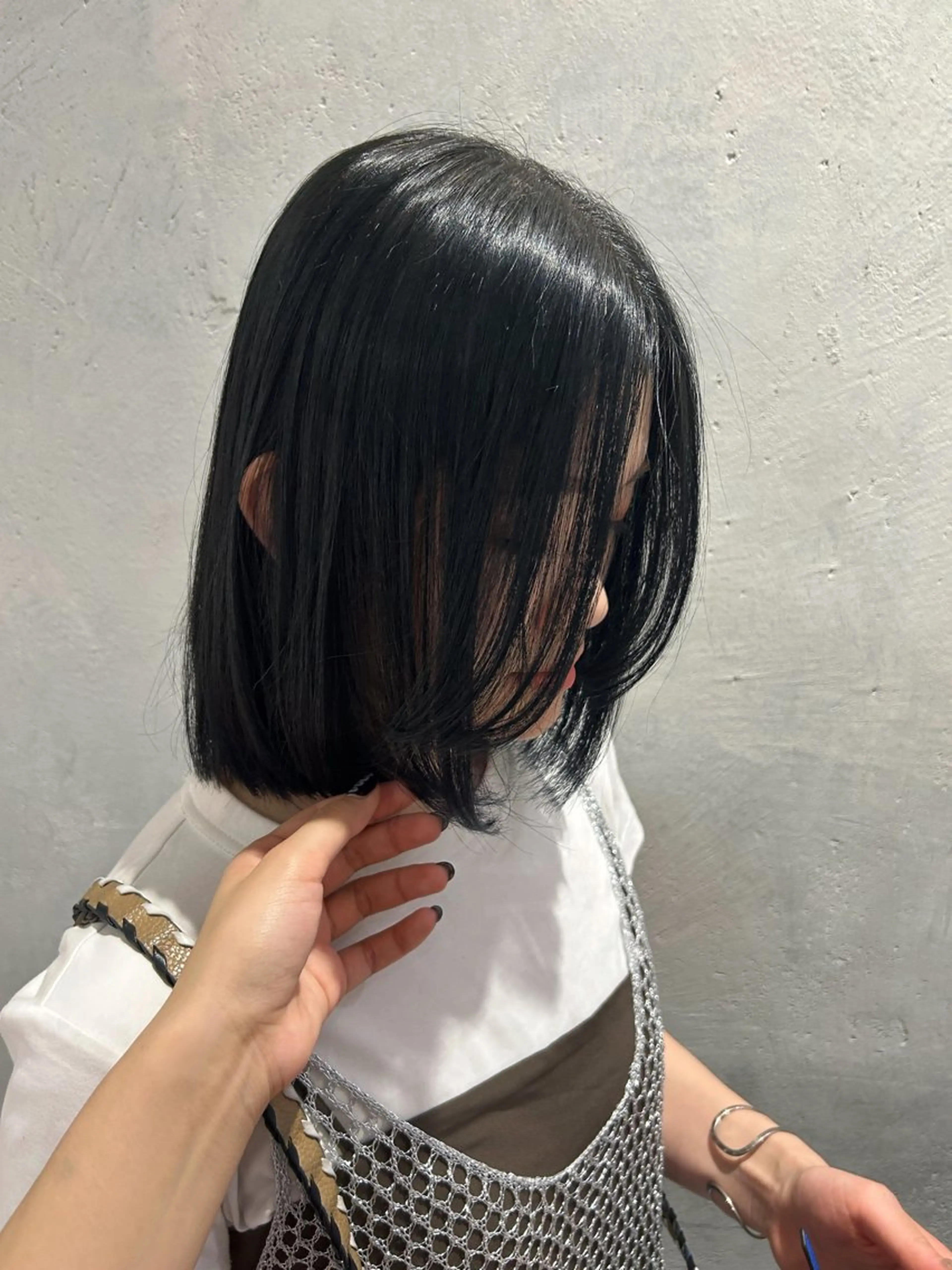 ミディアム wa kaのヘアスタイル