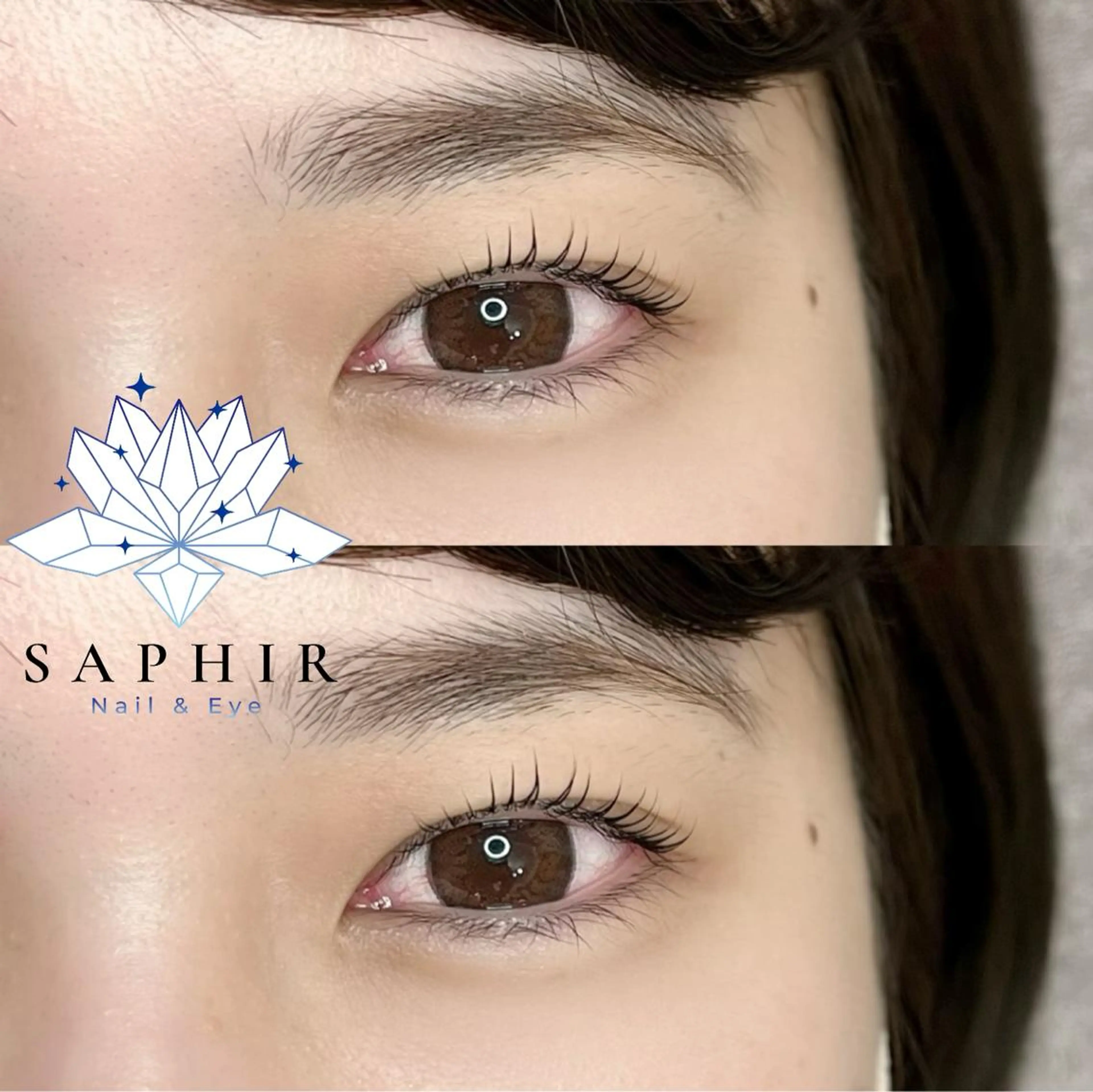 マツエク・マツパ ♡Saphir♡ HANAのマツエク・マツパデザイン