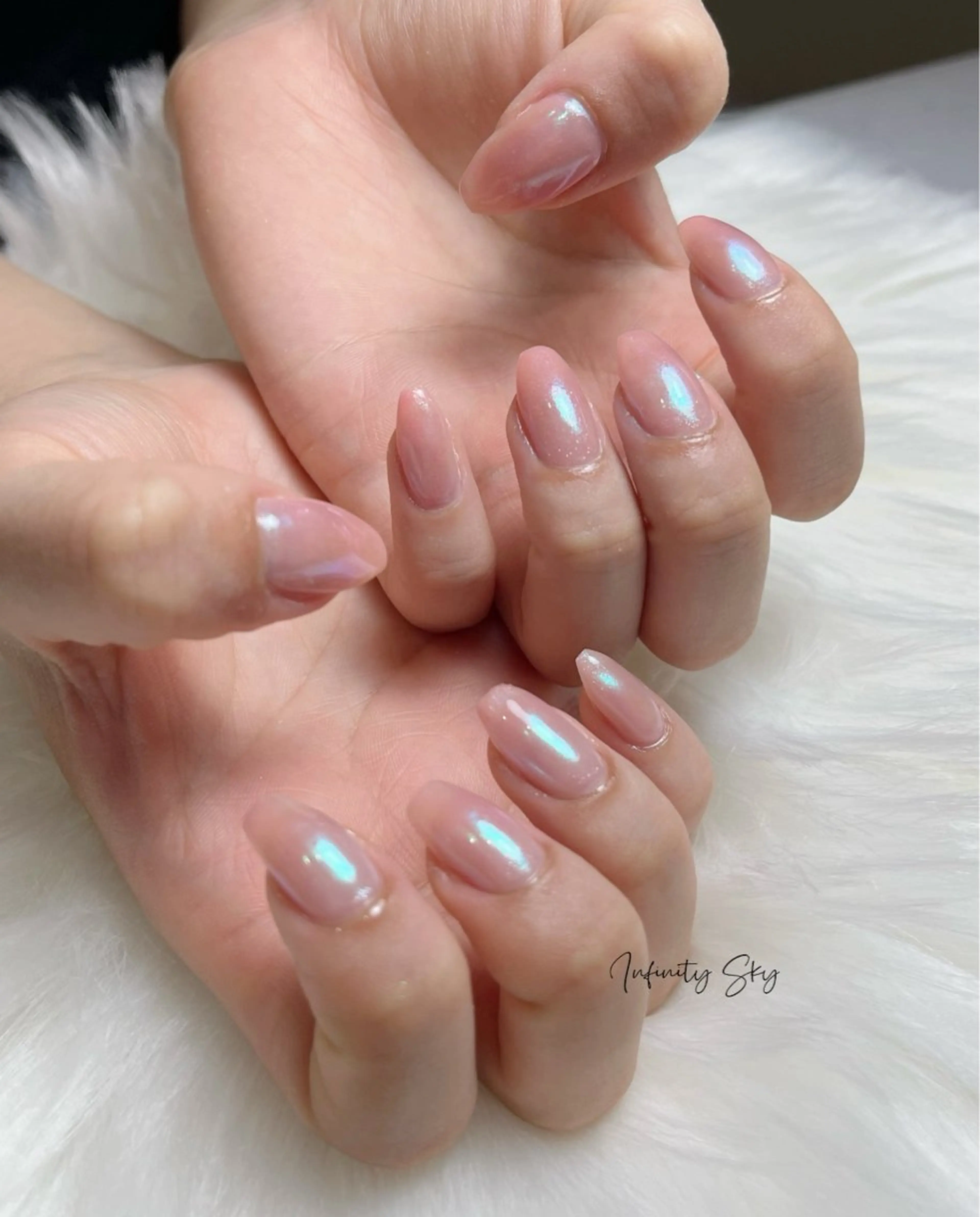 ネイル ピンク 夏ネイル infinity skyのネイルデザイン