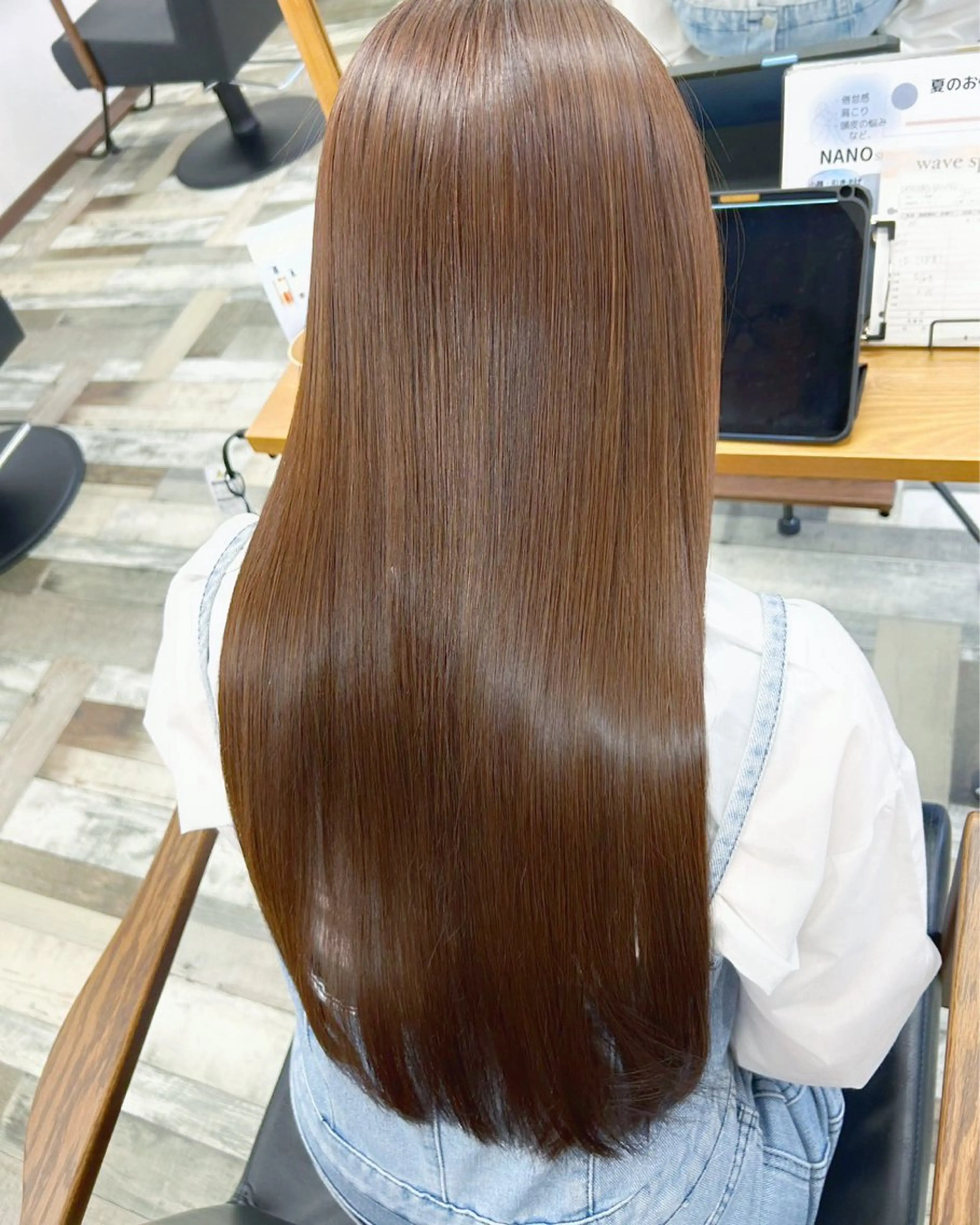 【初めての方にもおすすめ】ナチュラル縮毛矯正＋ケアトリートメント🫧💫の写真