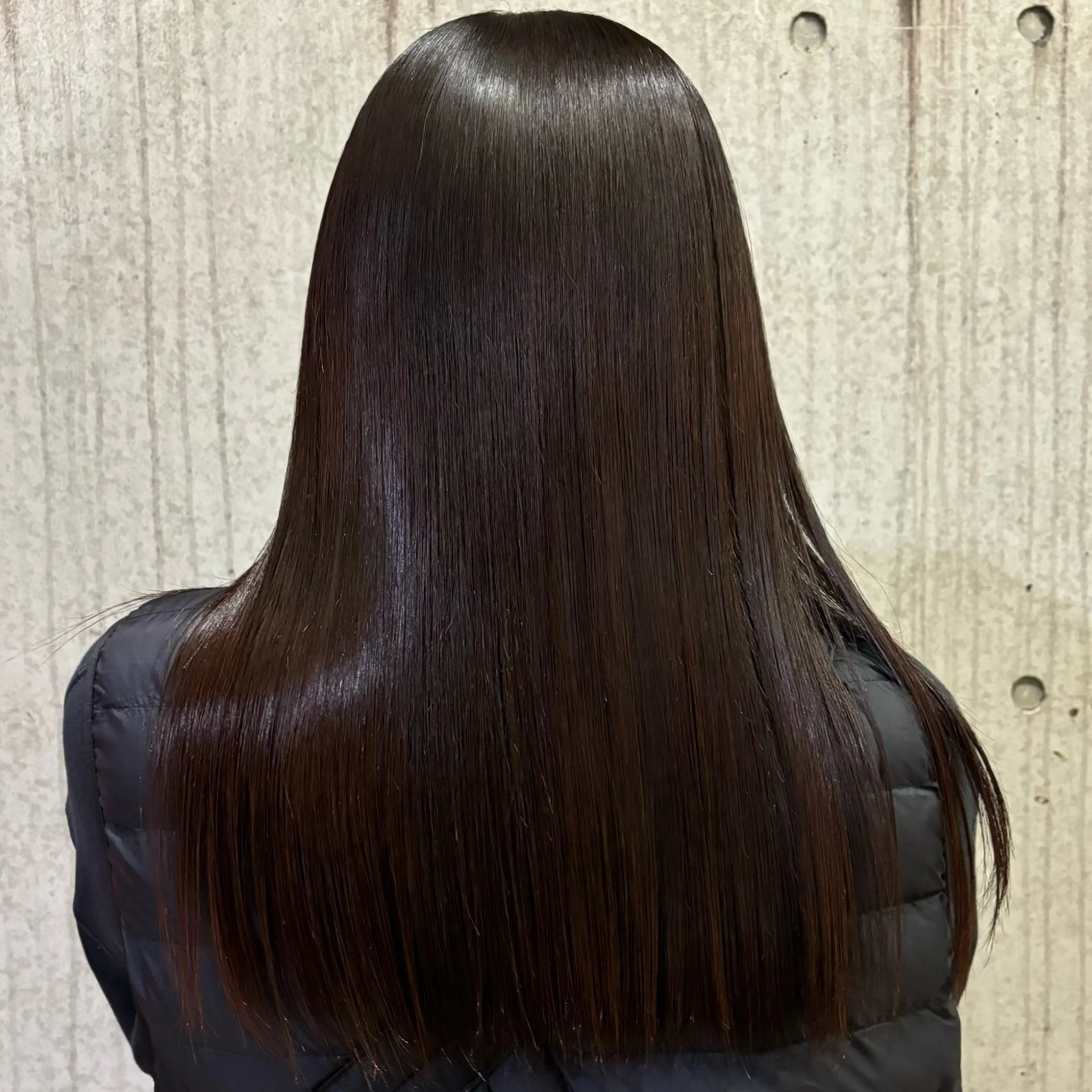 セミロング 縮毛矯正 The Path ARENのヘアスタイル