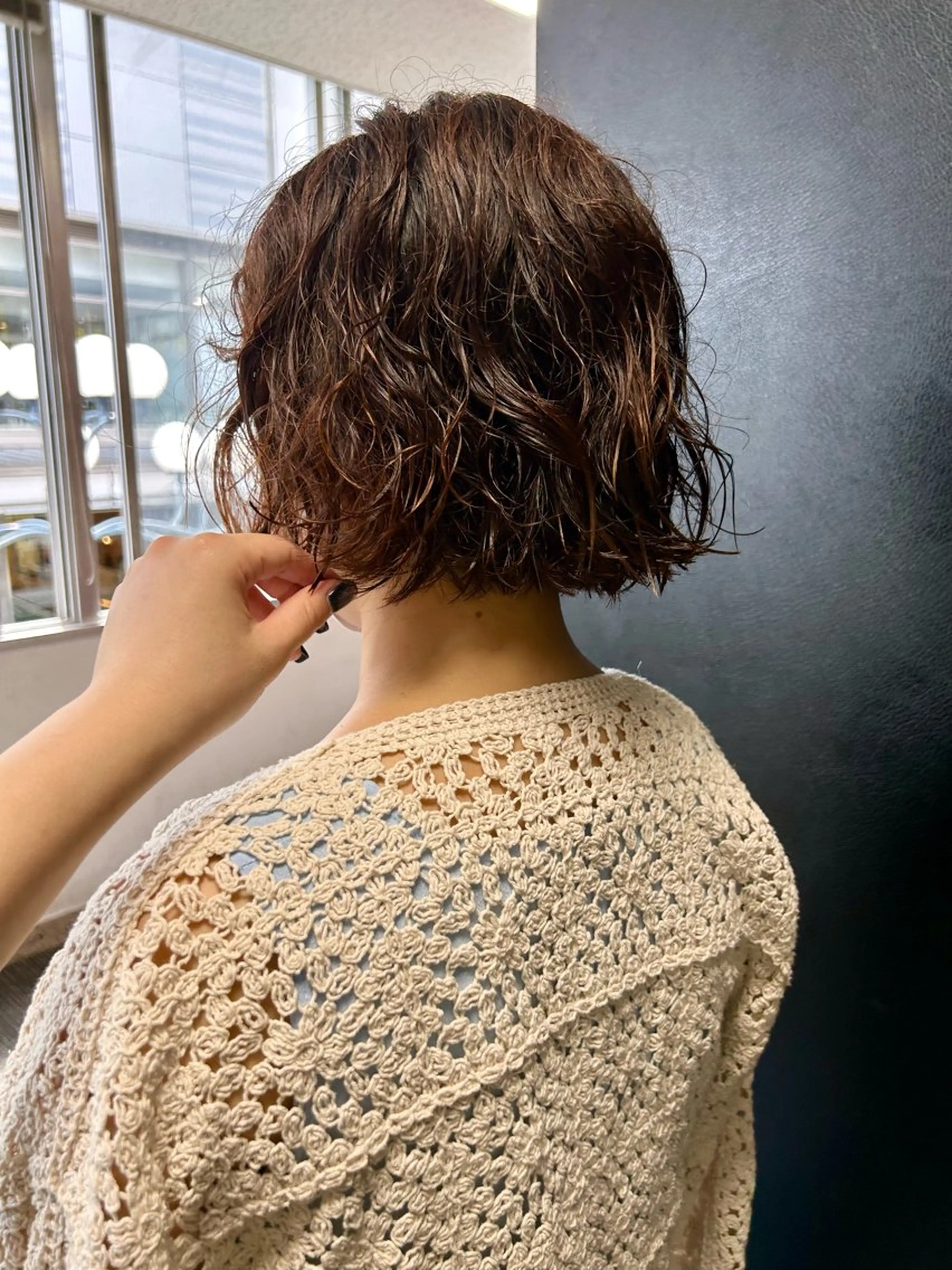 パーマ カット パーマ 西岡 紗代のヘアスタイル