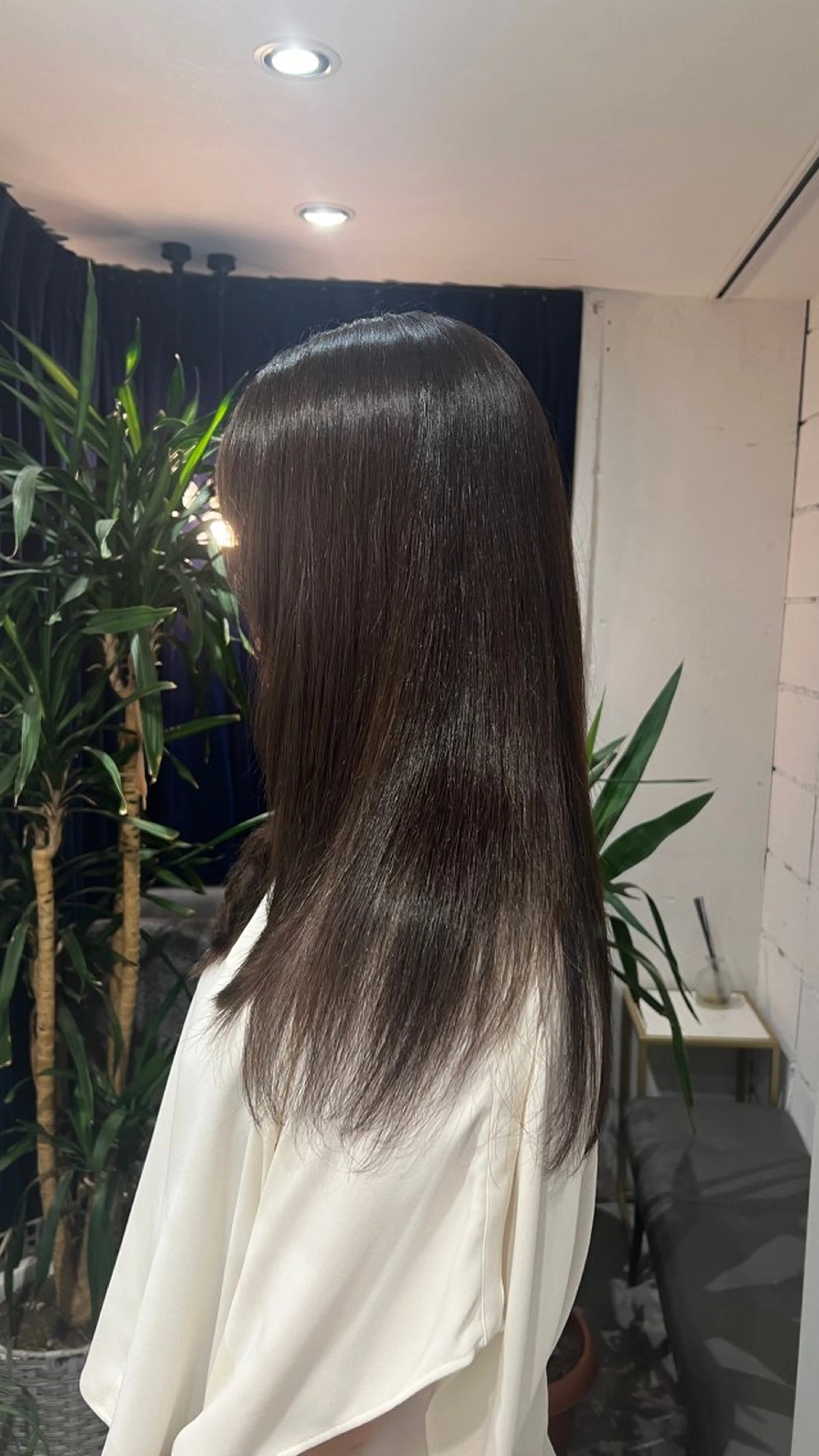 ロング パーマ 縮毛矯正 ☆ 透明感カラー HARUKA ☆のヘアスタイル