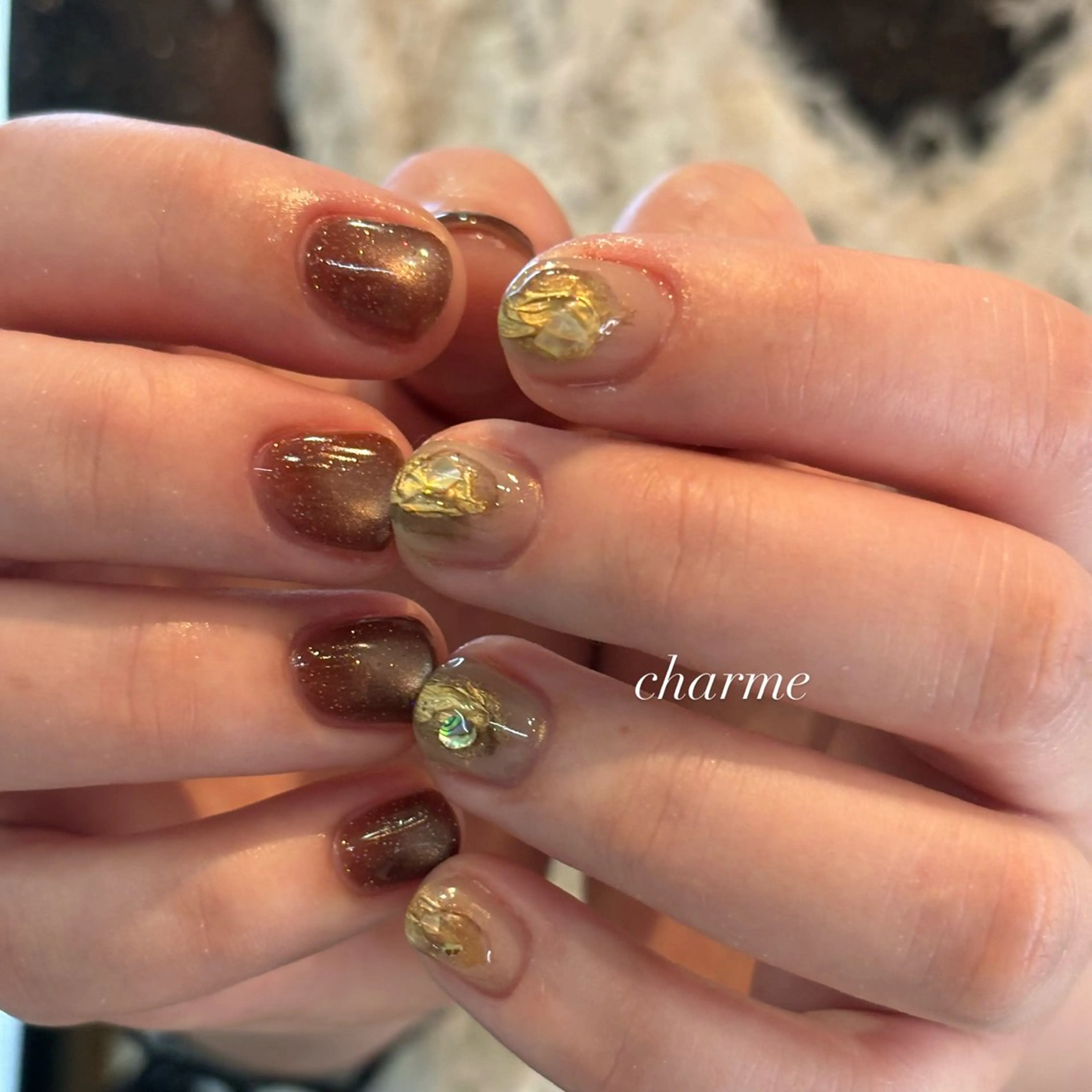 ネイル ニュアンスネイル ハンドネイル charme所属・charme nailのネイルデザイン