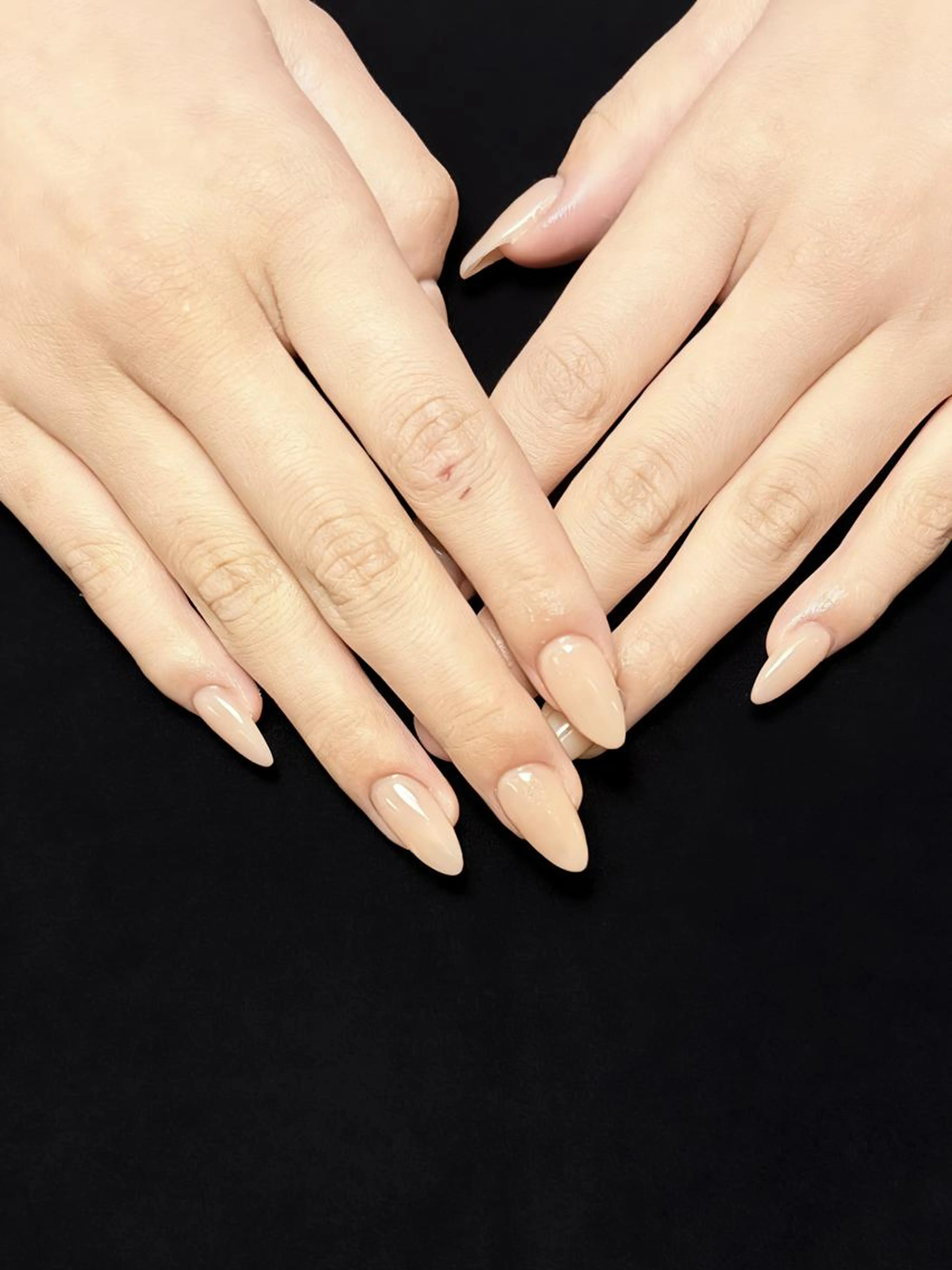 チップ長さ10本+500色マグネット/ワンカラー/ラメ(オフ别料金)の写真