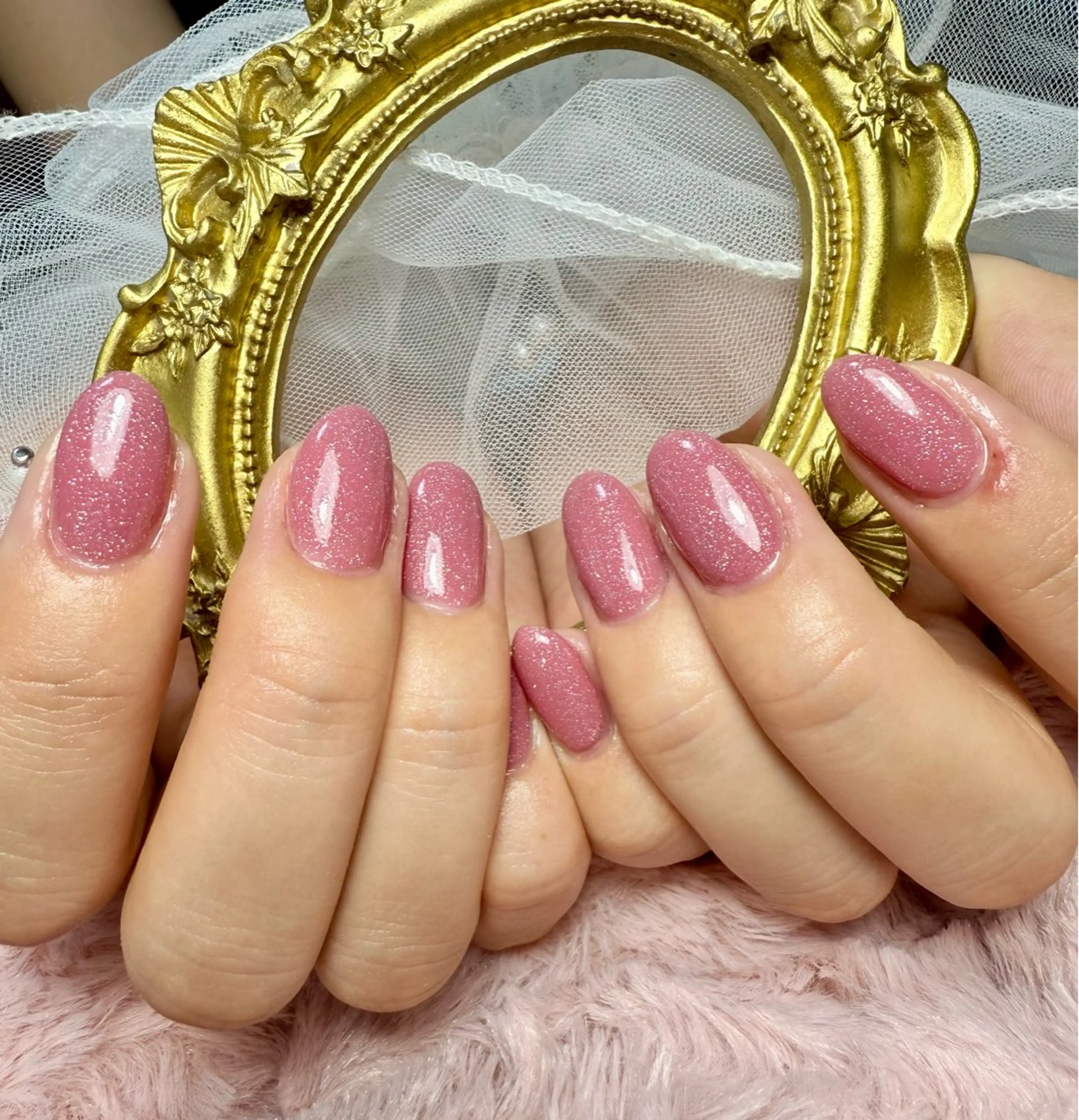ネイル アートネイル チークネイル フラッシュネイル フラッシュマグ フレンチネイル M.N_ nailのネイルデザイン