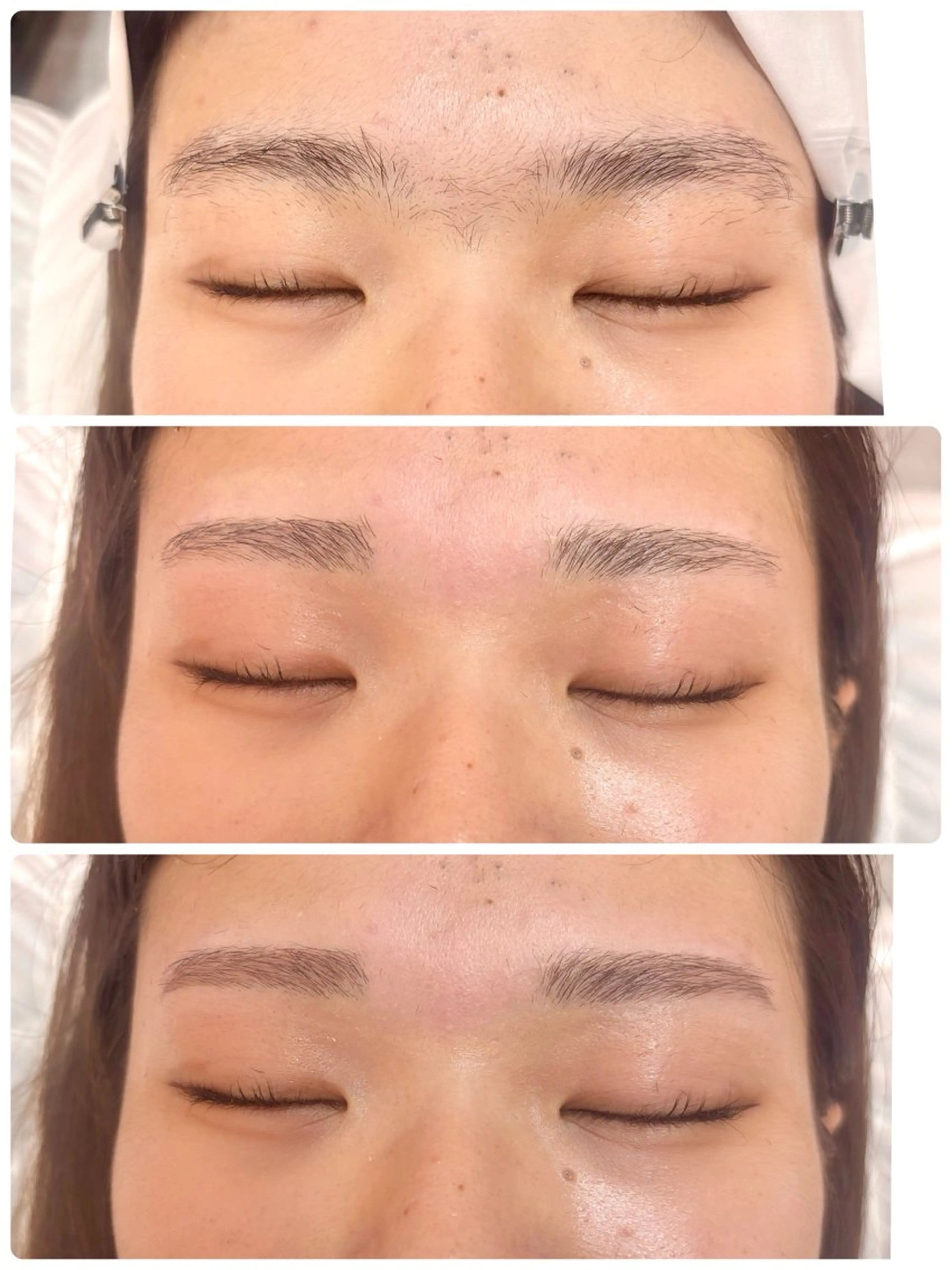 アイブロウwax+間引き(メイク仕上)の写真