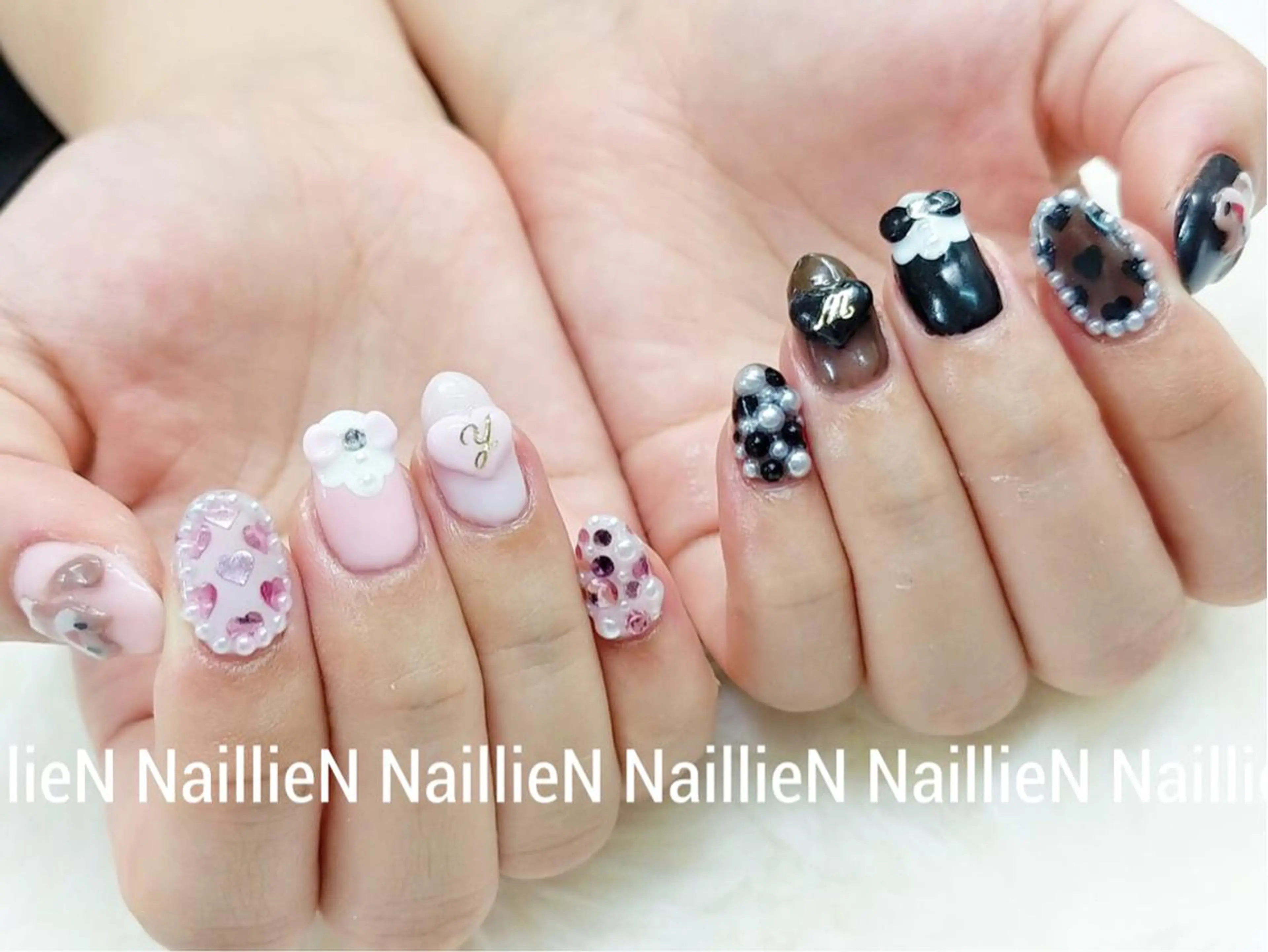 ネイル ピンク ハンドネイル Nail lieNのネイルデザイン