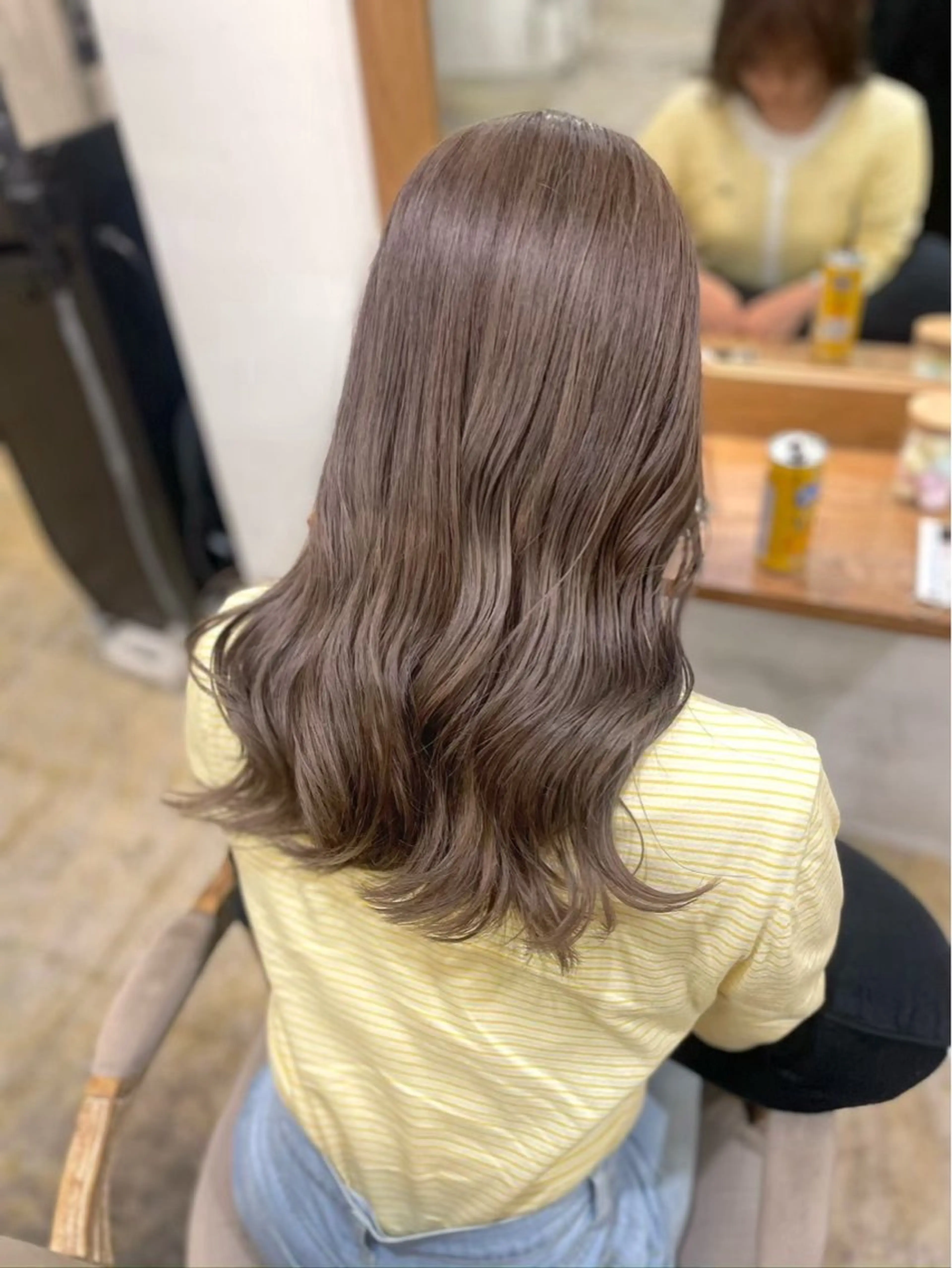ロング ヘアカラー miyu ハイトーンモデル募集のヘアスタイル