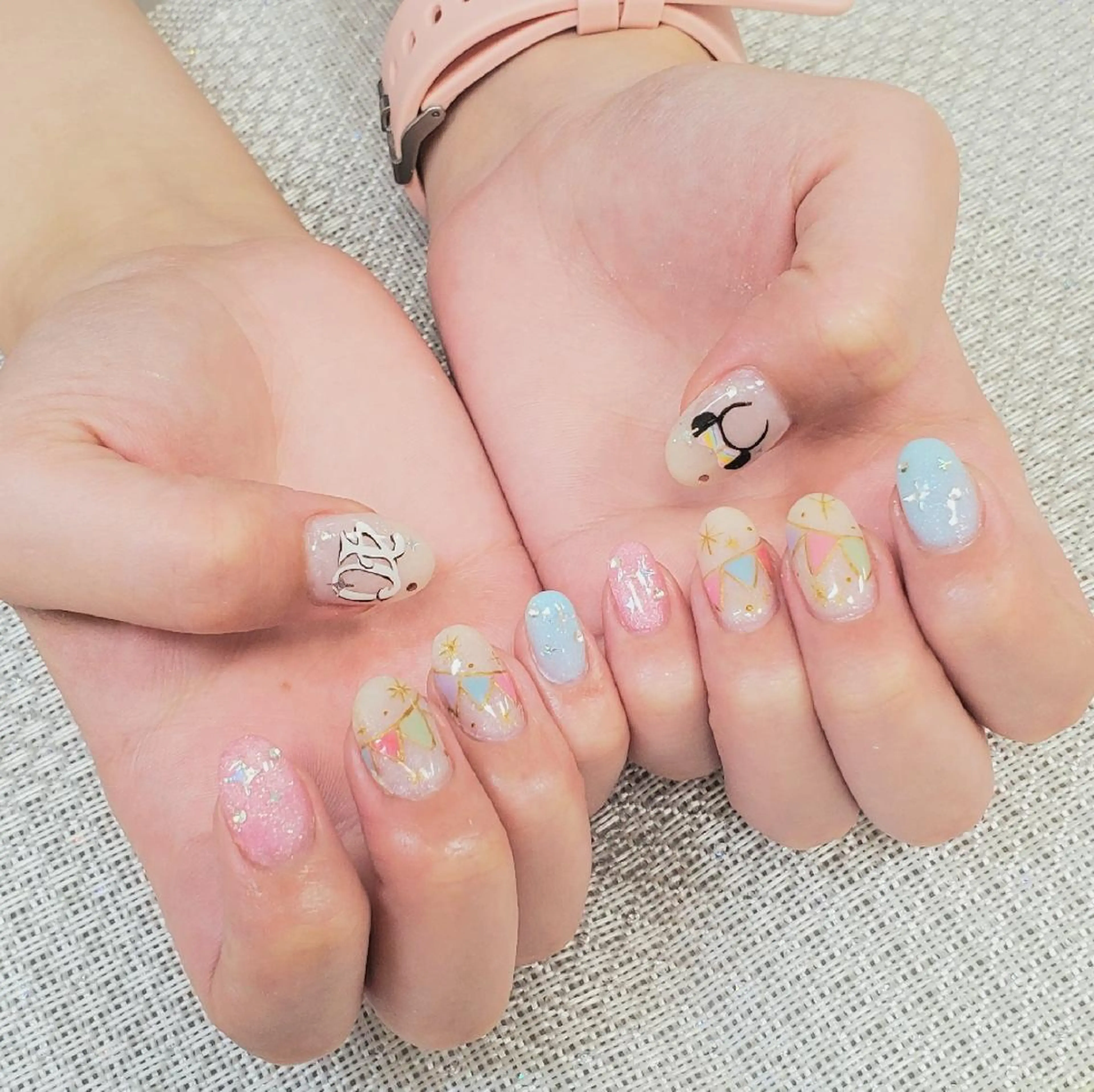 ネイル ハンドネイル bianca 堀なぎさのネイルデザイン