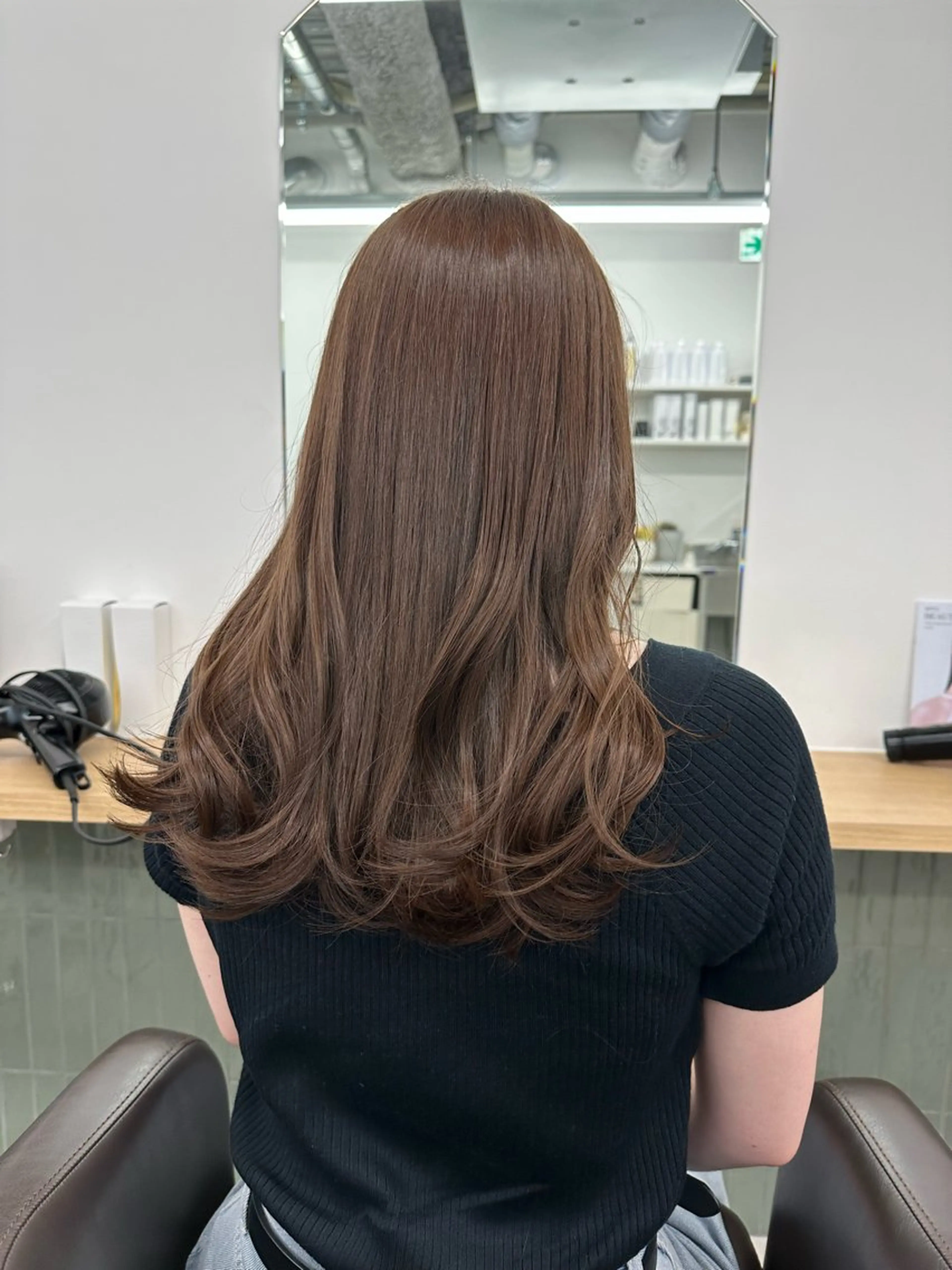 セミロング カラー キッズ オトナヘア🌿 harukaのヘアスタイル