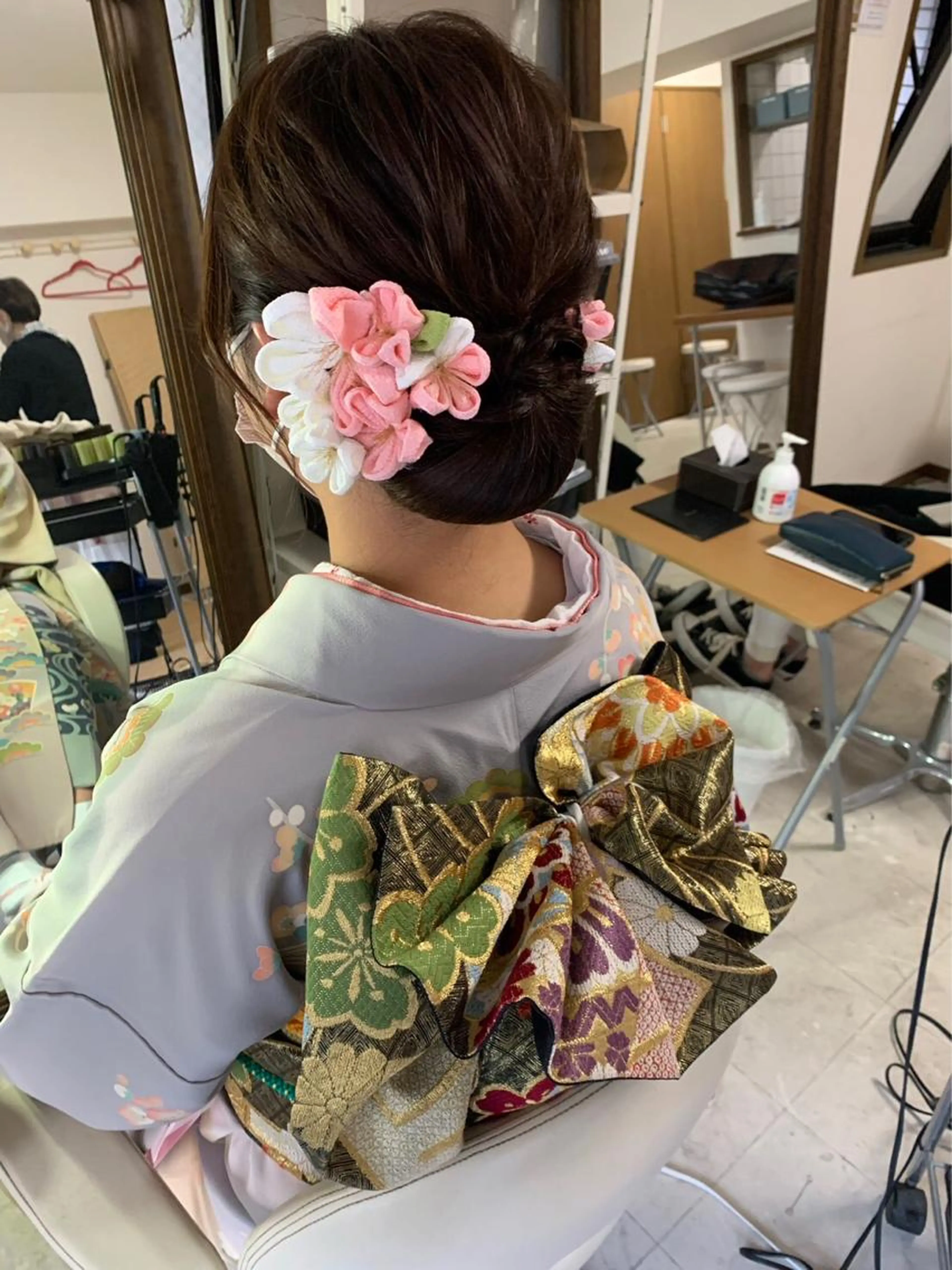 成人式前撮りロケーション撮影同行の写真