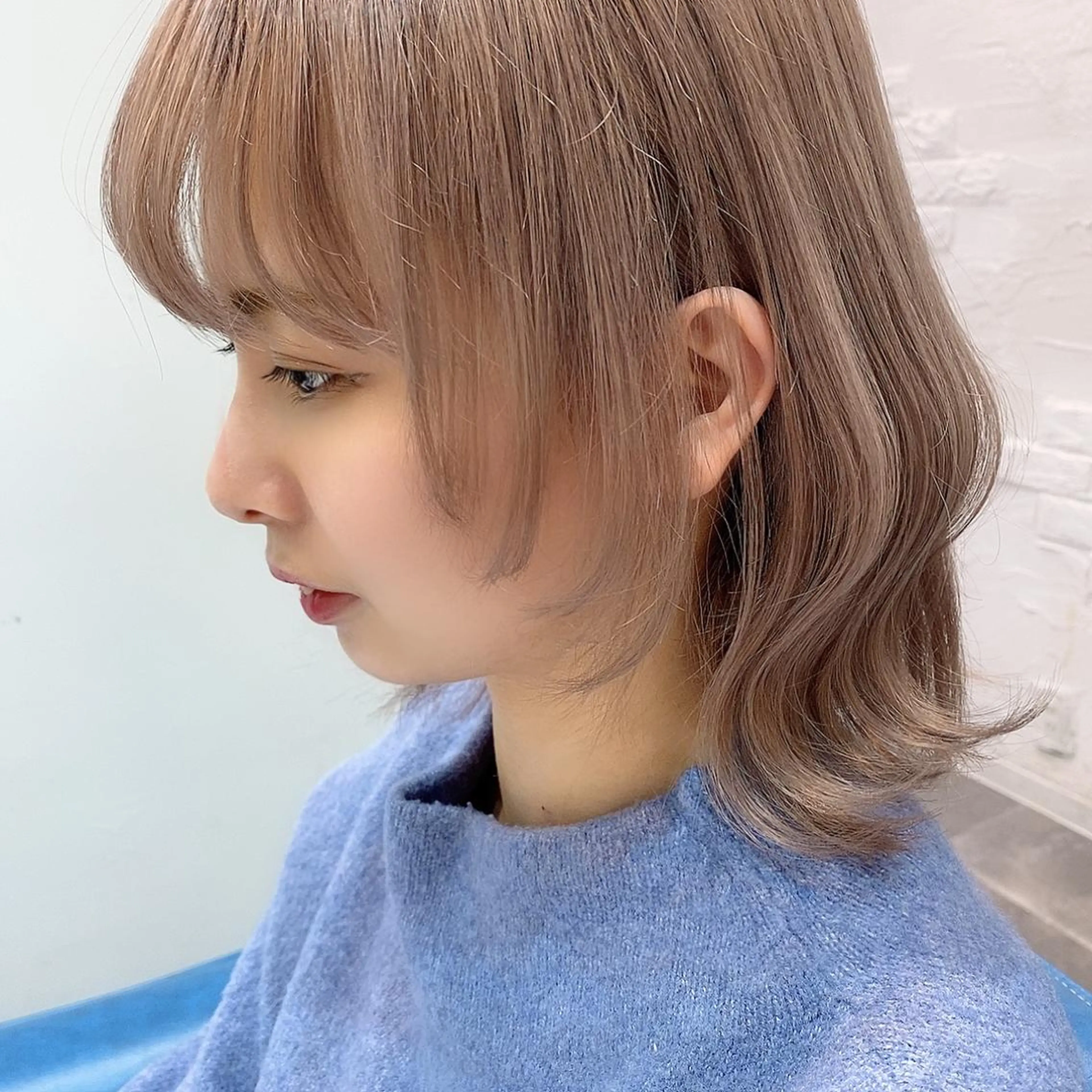 ミディアム カラー uros.所属・メンズパーマ/ エクステ🌞セナのヘアスタイル