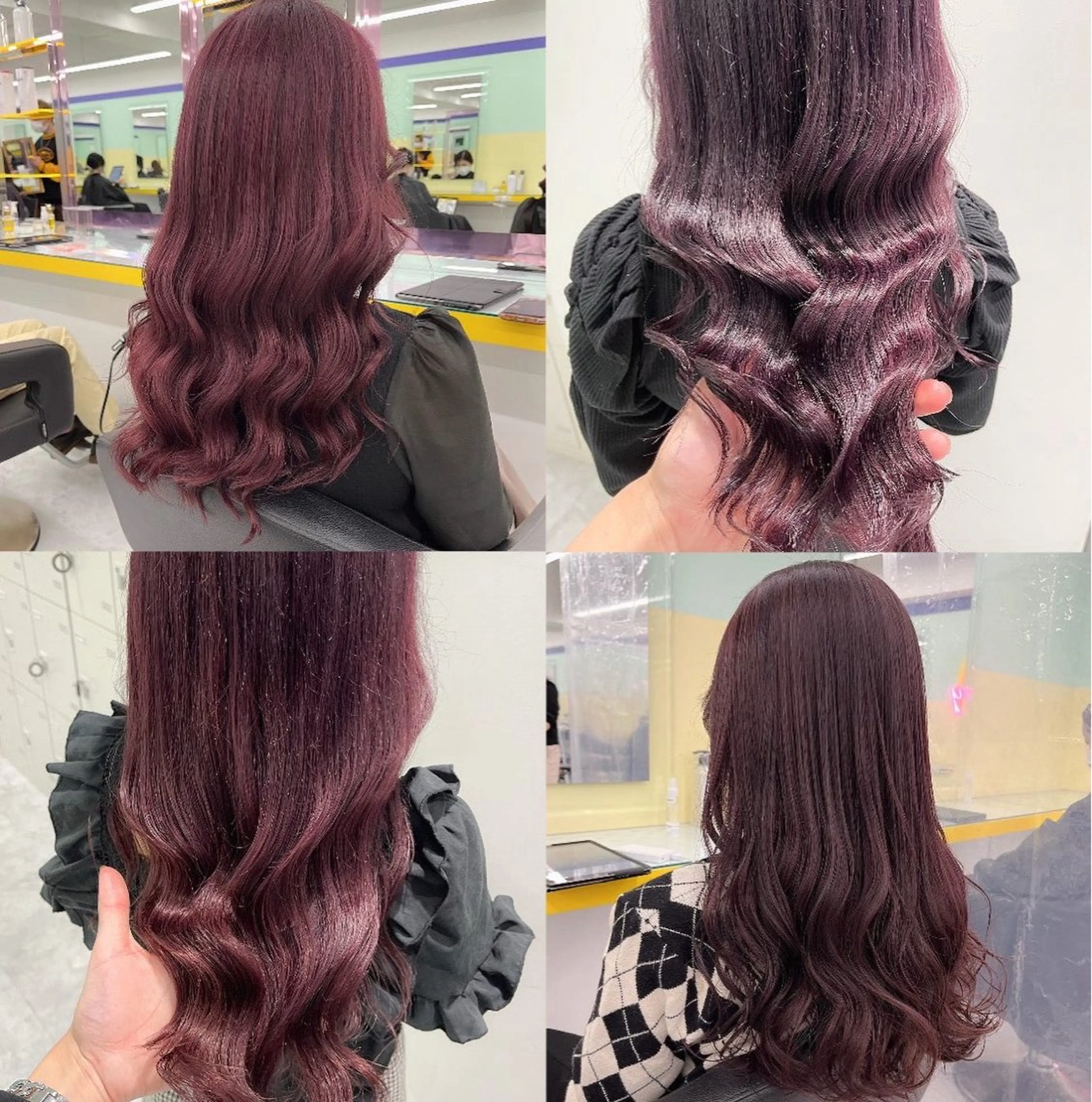 ロング ヘアカラー トリートメント ヘッドスパ ヘアセット I S所属・🌿透明感カラー‪ 🍼KAZUKI🍓のヘアスタイル