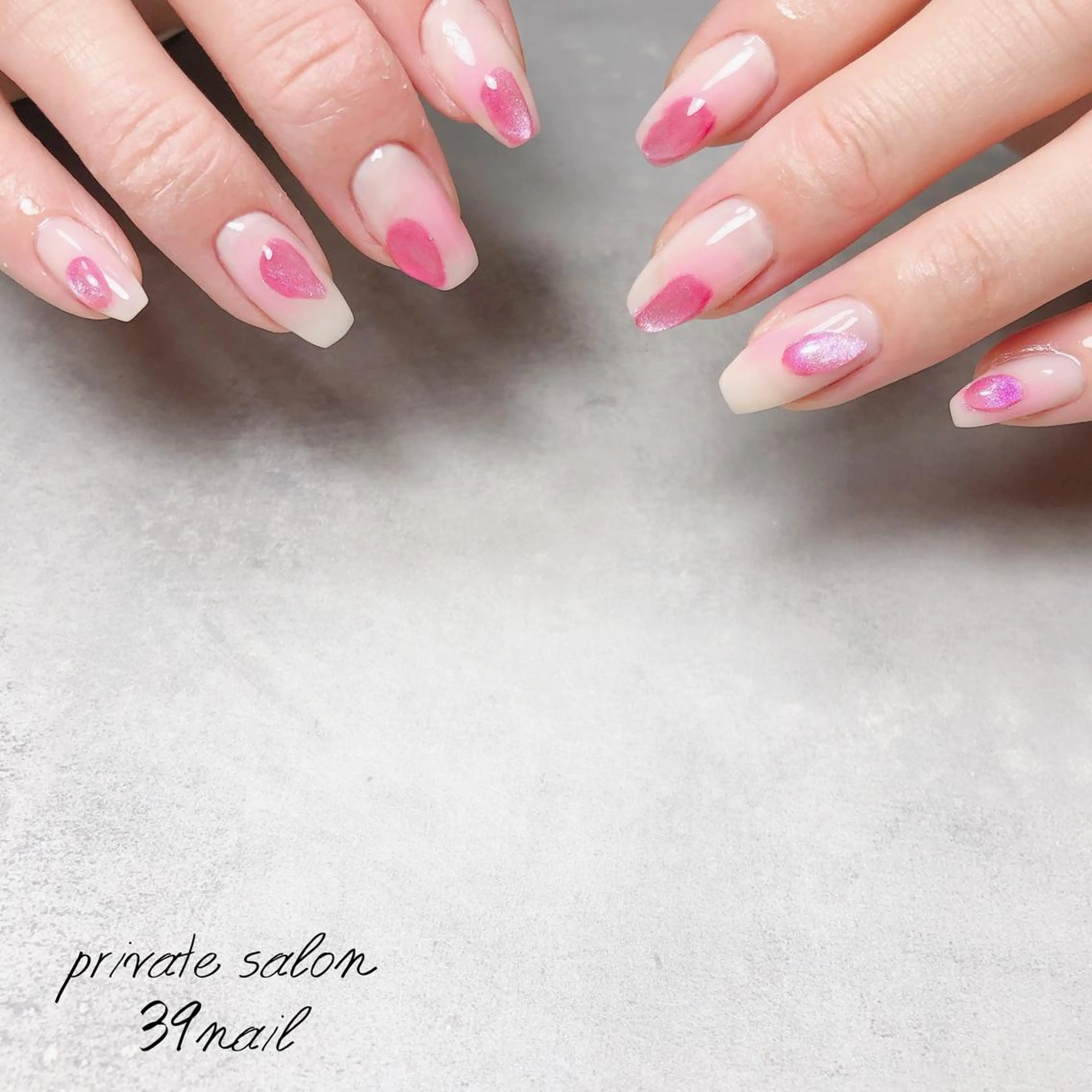 ミディアム ネイル ハンドネイル 京橋 【39nail】のネイルデザイン