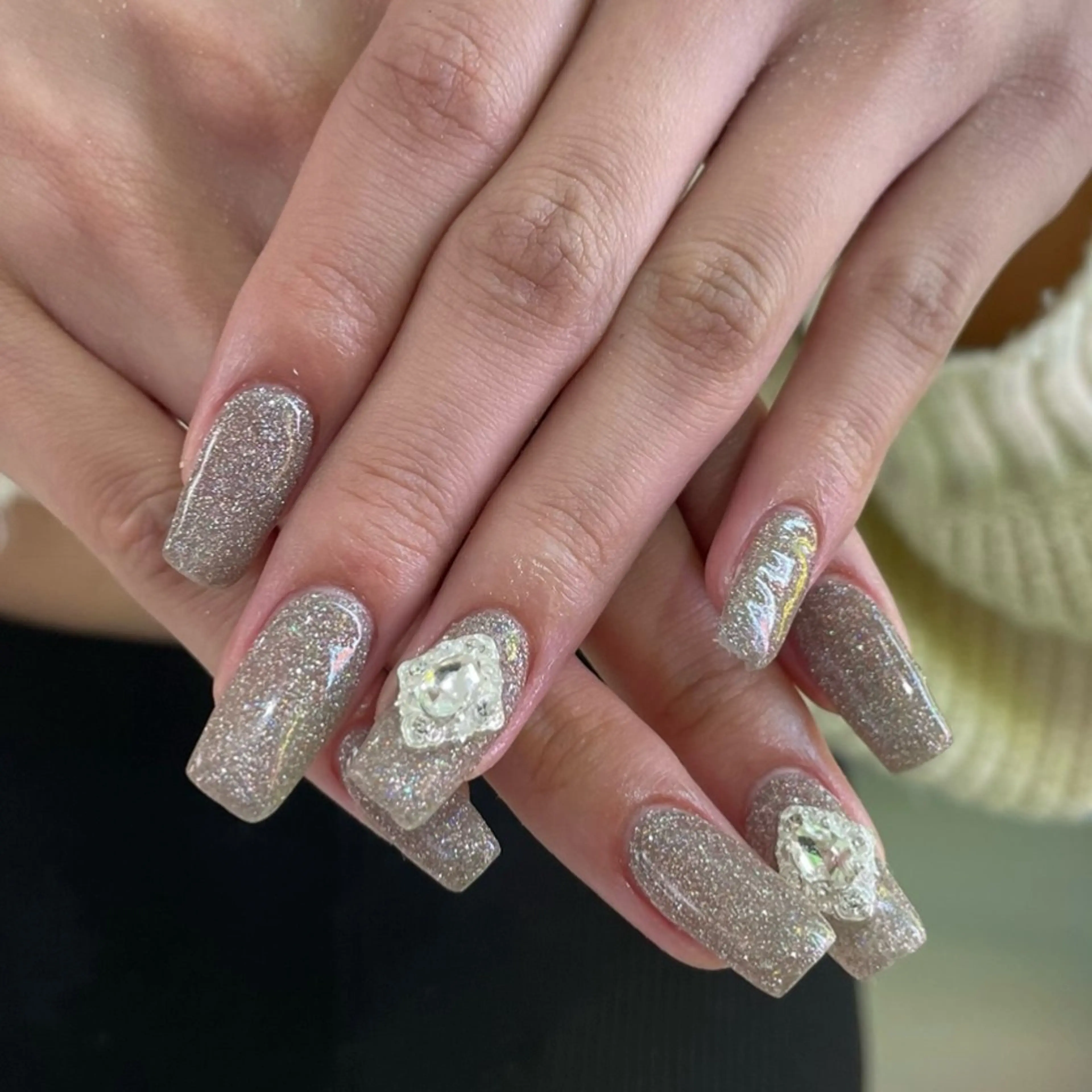 ネイル クルミ/ 💕ワンホンネイルのネイルデザイン