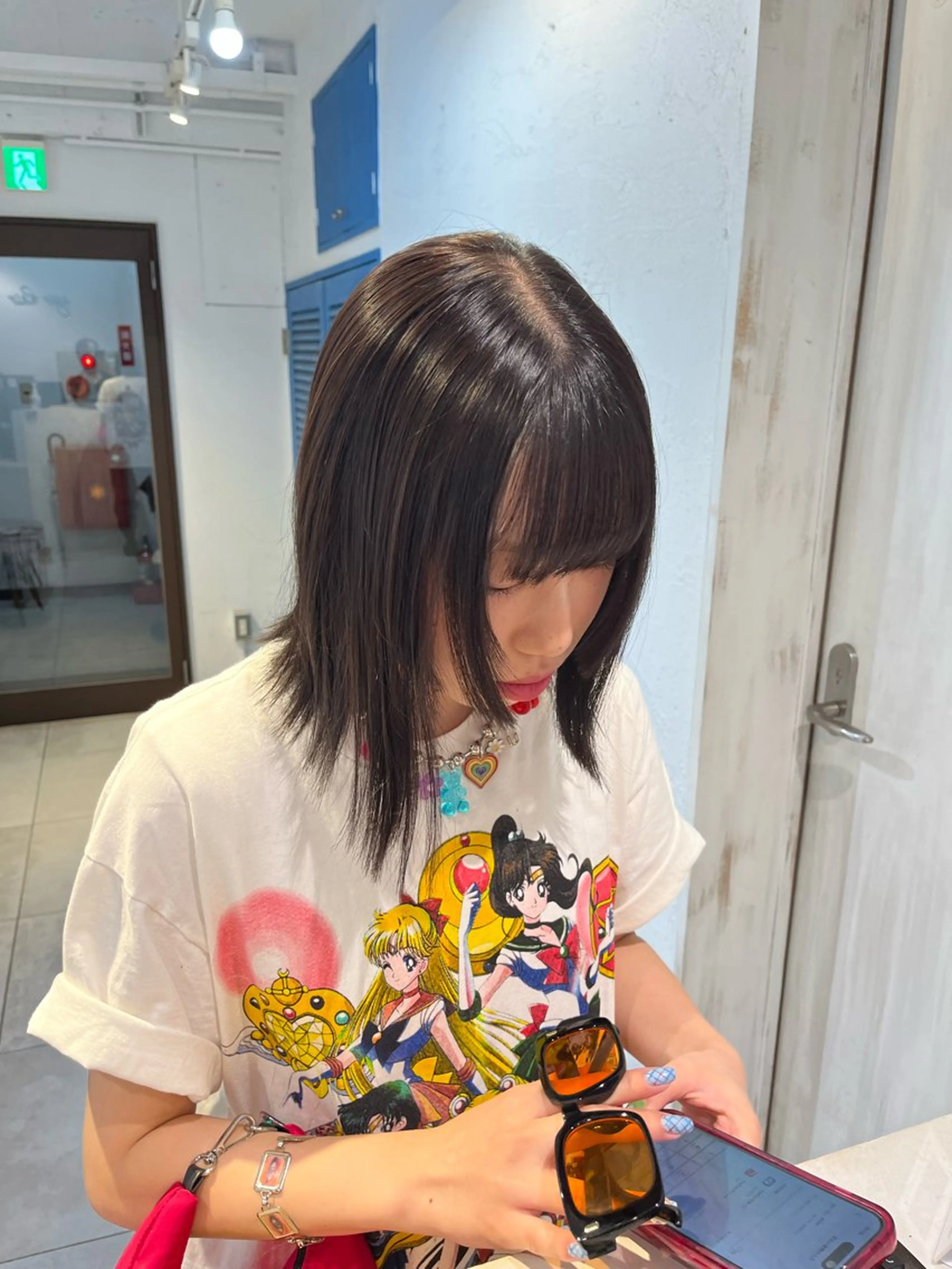 ミディアム カラー ❤️ブリーチ暖色カ ラー❤️NAOのヘアスタイル