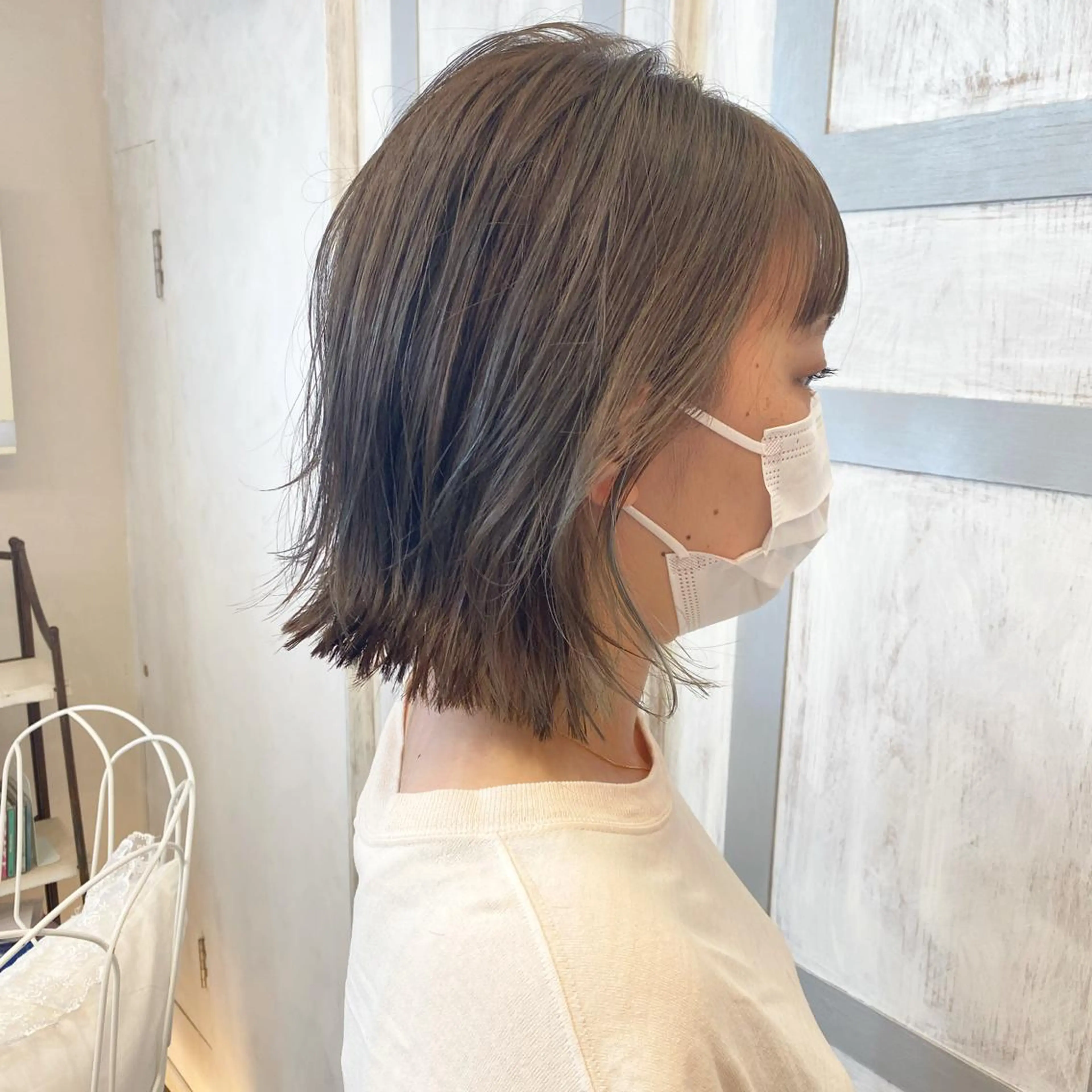 ミディアム カラー ボブ カット トリートメント GOSSIP所属・Mai/GOSSIP /まつ毛パーマのマツエク・マツパデザイン