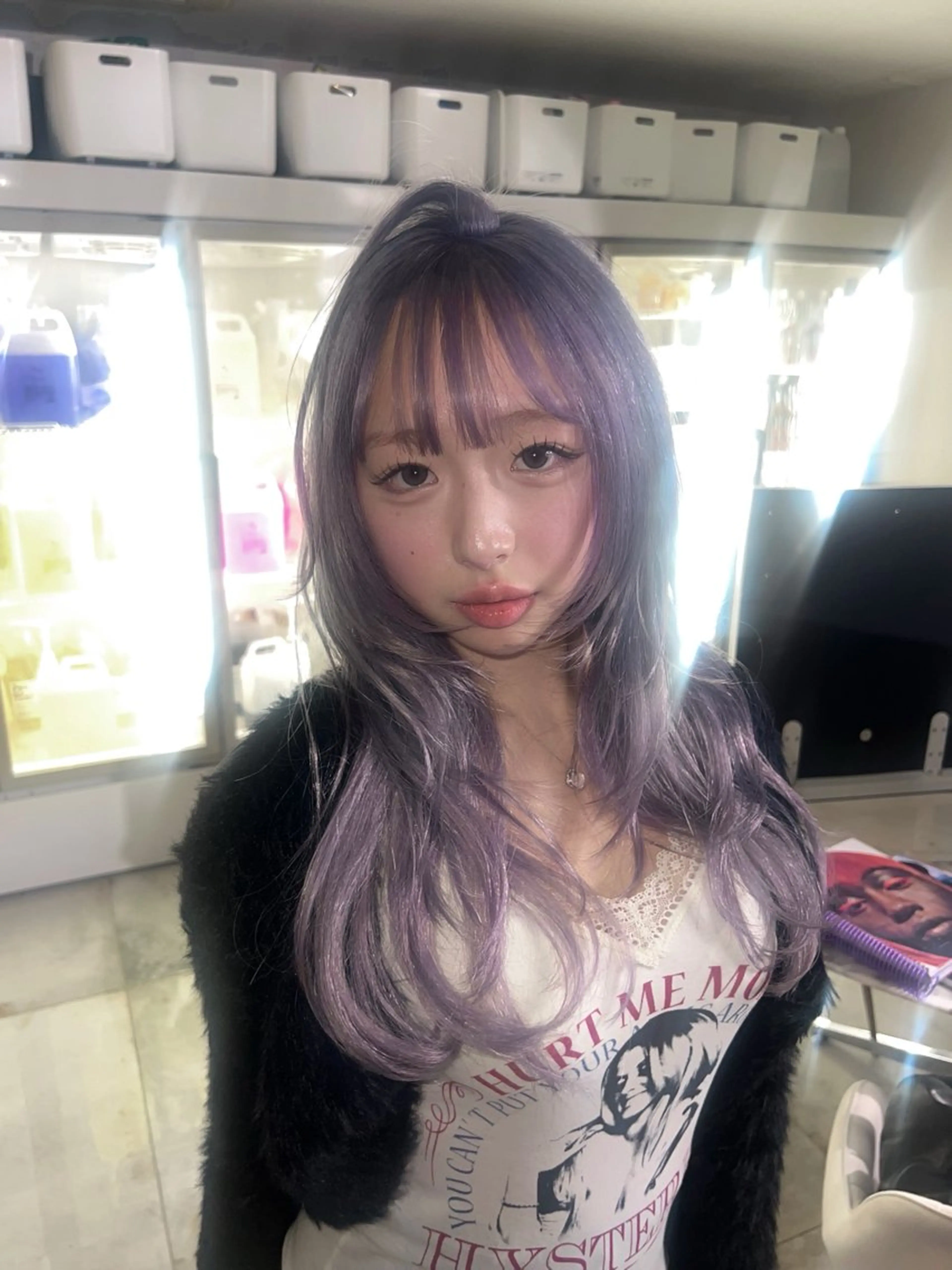 ロング ヘアカラー トリートメント AIRA/ブリーチ /透明感カラーのヘアスタイル