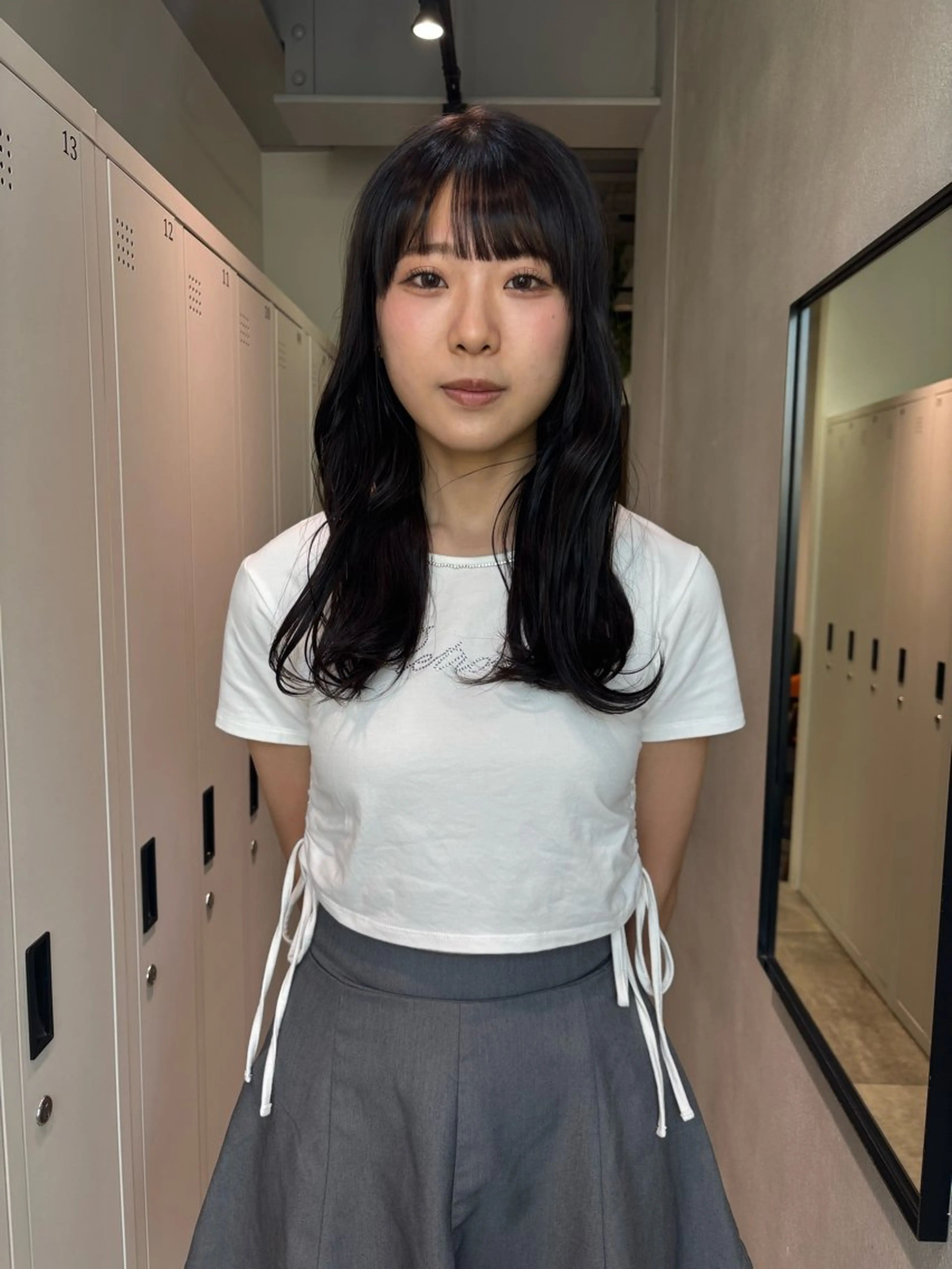 ロング ヘアカラー トリートメント saki‪🌱‬♡ /髪質改善カラーのヘアスタイル