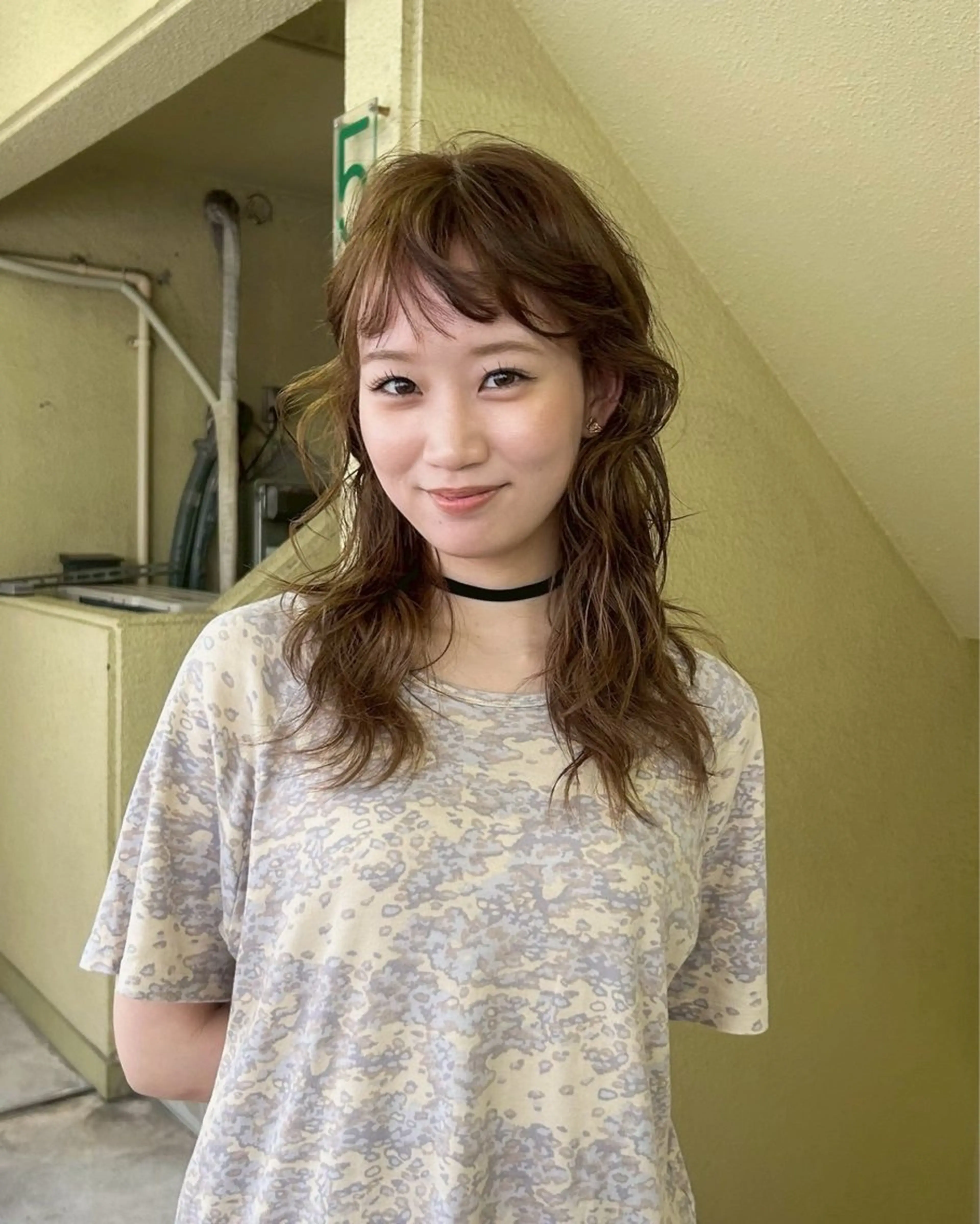 セミロング カラー 透明感似合わせカラー 🍀あかり🍀のヘアスタイル