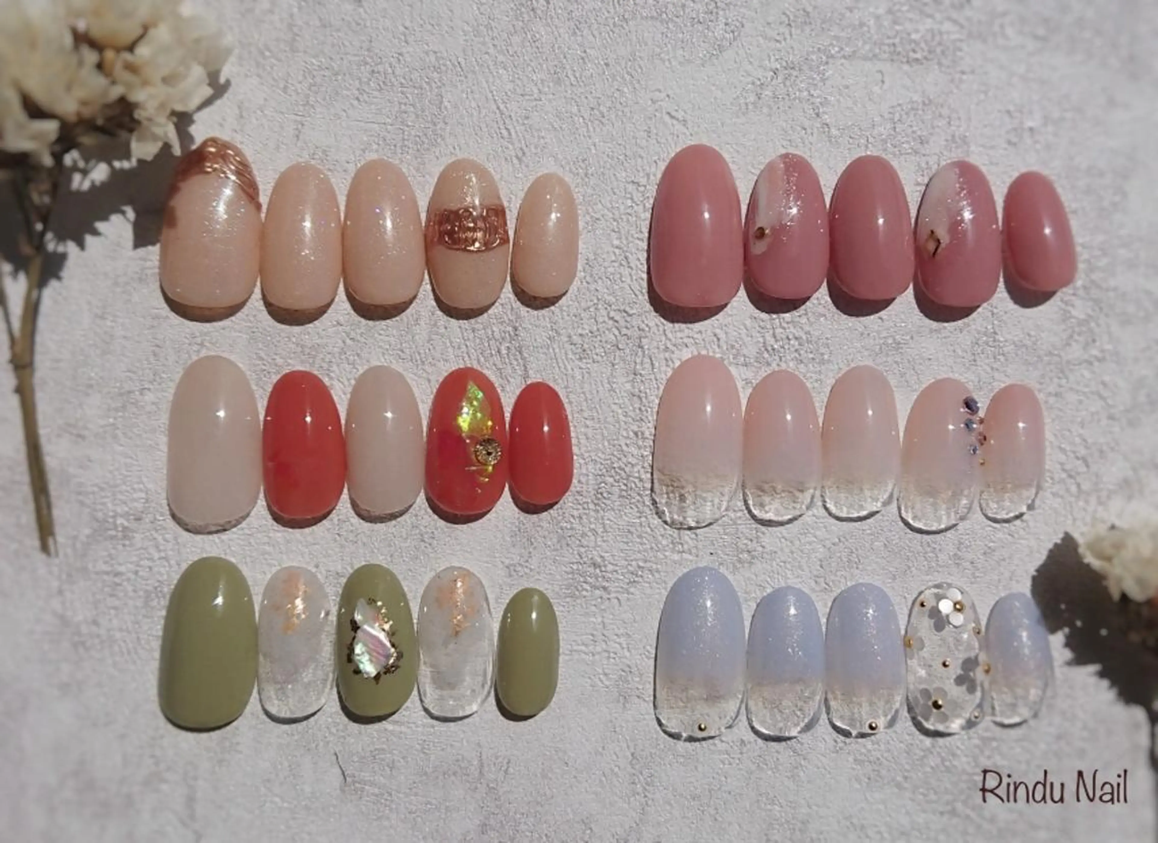 ネイル ハンドネイル Rindu Nail 名駅miniのネイルデザイン