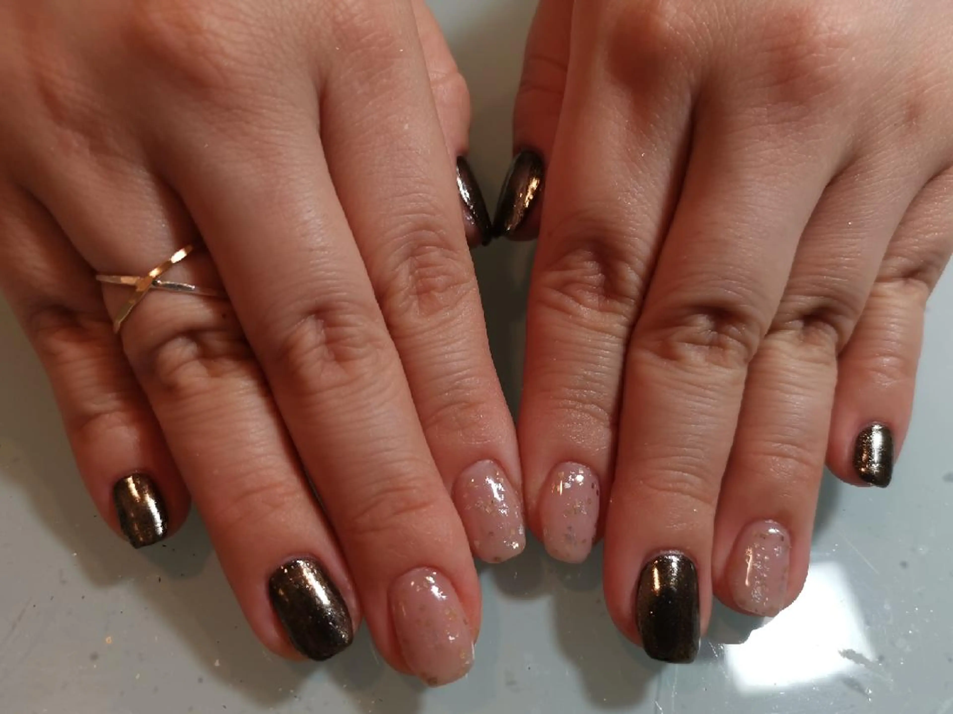 ネイル ミラーネイル 人気エリア💖完全個室【ルリエ】所属・ネイルサロン Lelienルリエのネイルデザイン