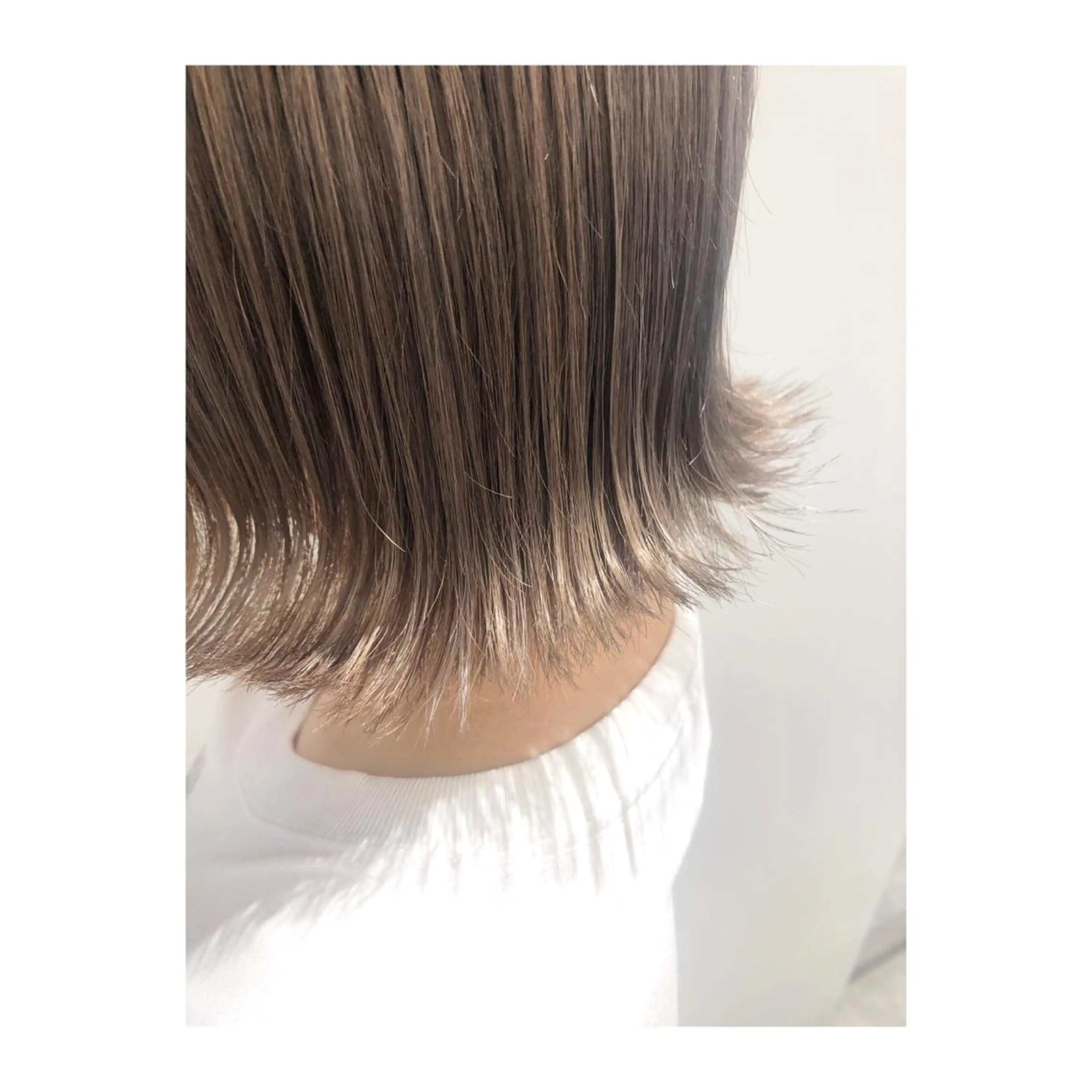 ショート カラー ヘアカラー あらい なつみのヘアスタイル