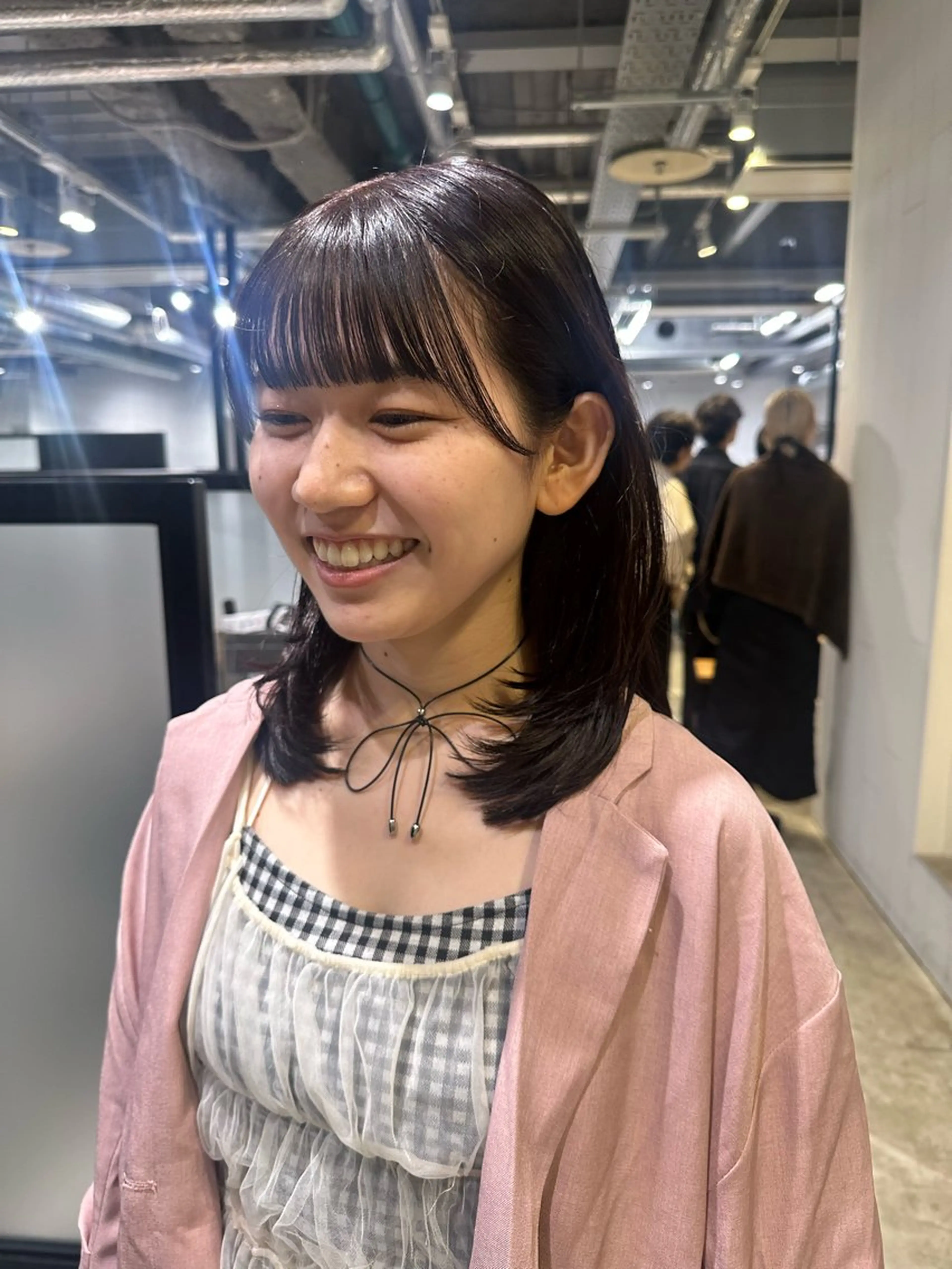 ミディアム 🌷モア 🌷暖色カラー・ボブのヘアスタイル