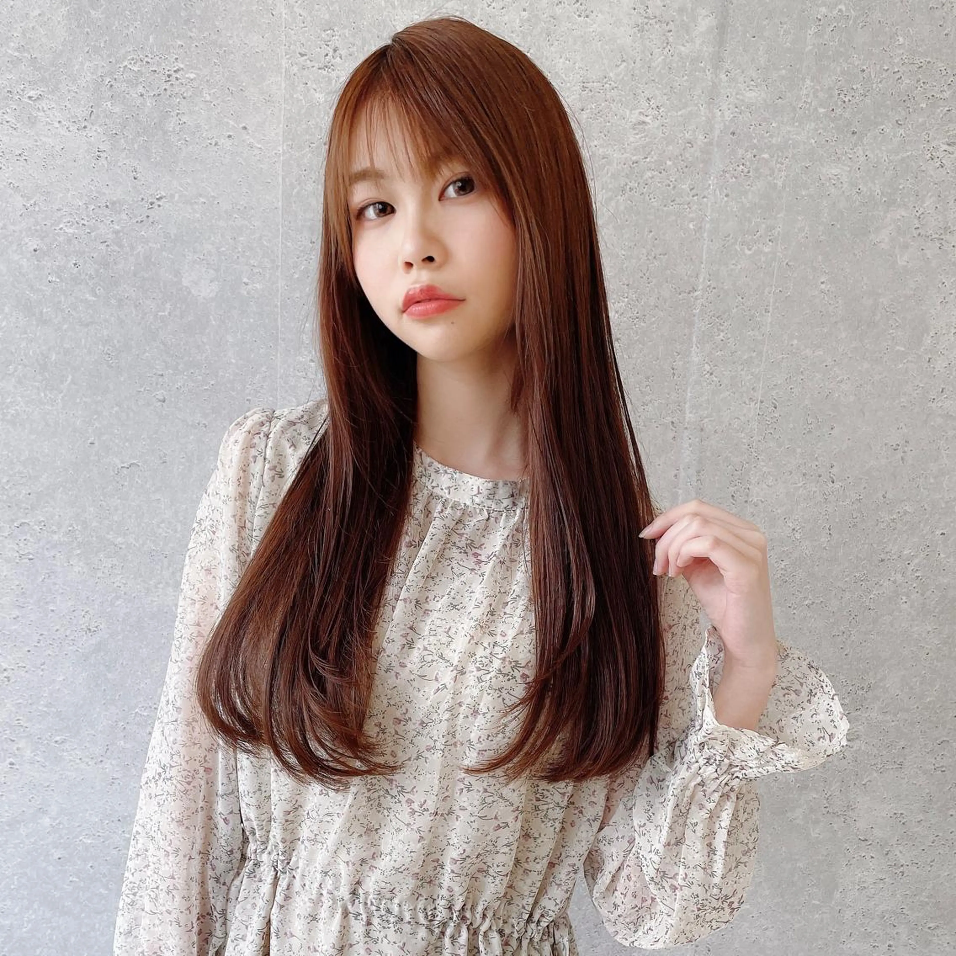 ロング カラー パーマ 髪質改善 縮毛矯正 イーラ栄所属・Topstylist 髪質改善縮毛矯正山本のヘアスタイル