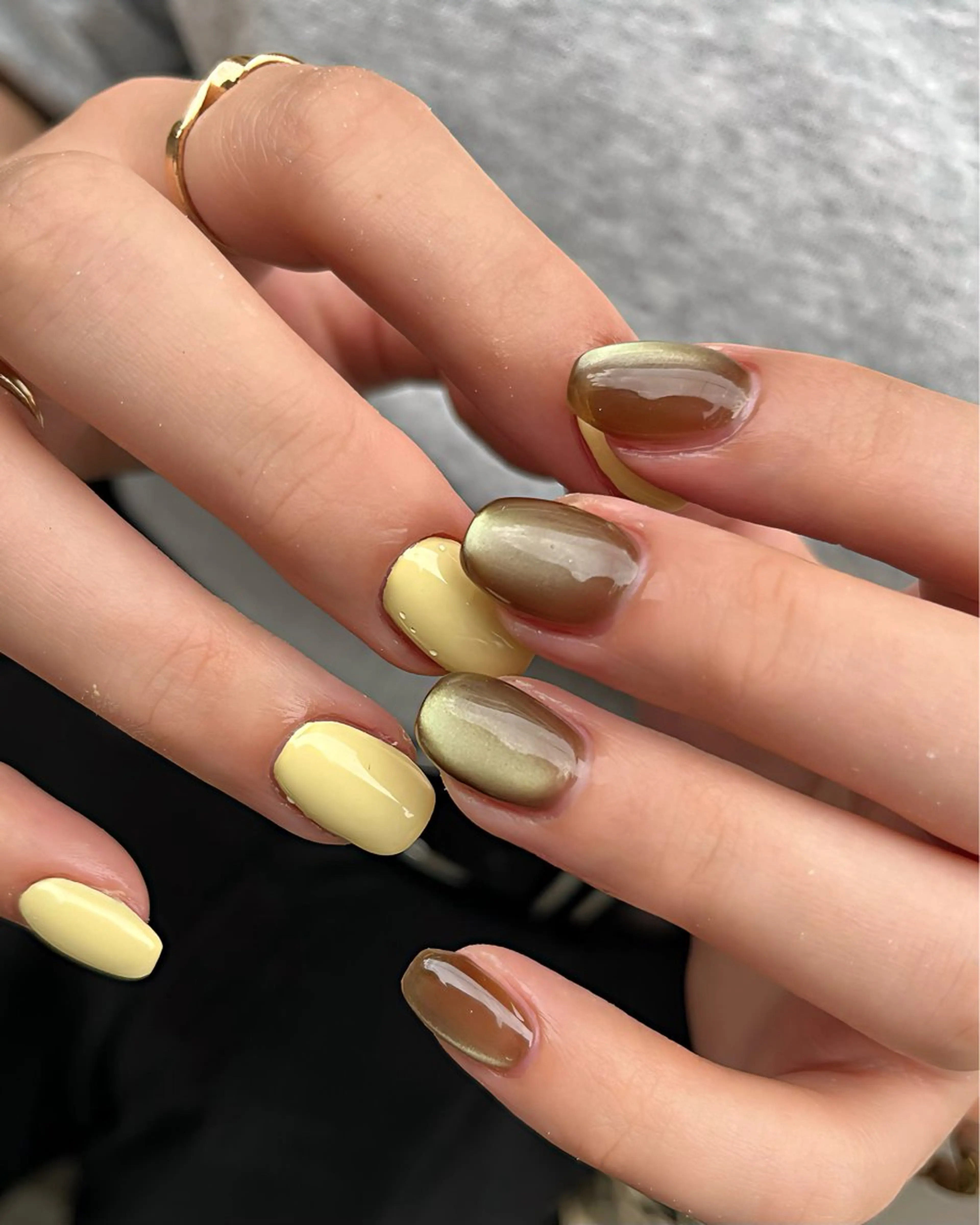 ネイル フレンチネイル マグネットネイル オフィスネイル ワンカラーネイル ピンク ハンドネイル ハンドケア 🫧OPELIA NAIL渋谷🫧のネイルデザイン