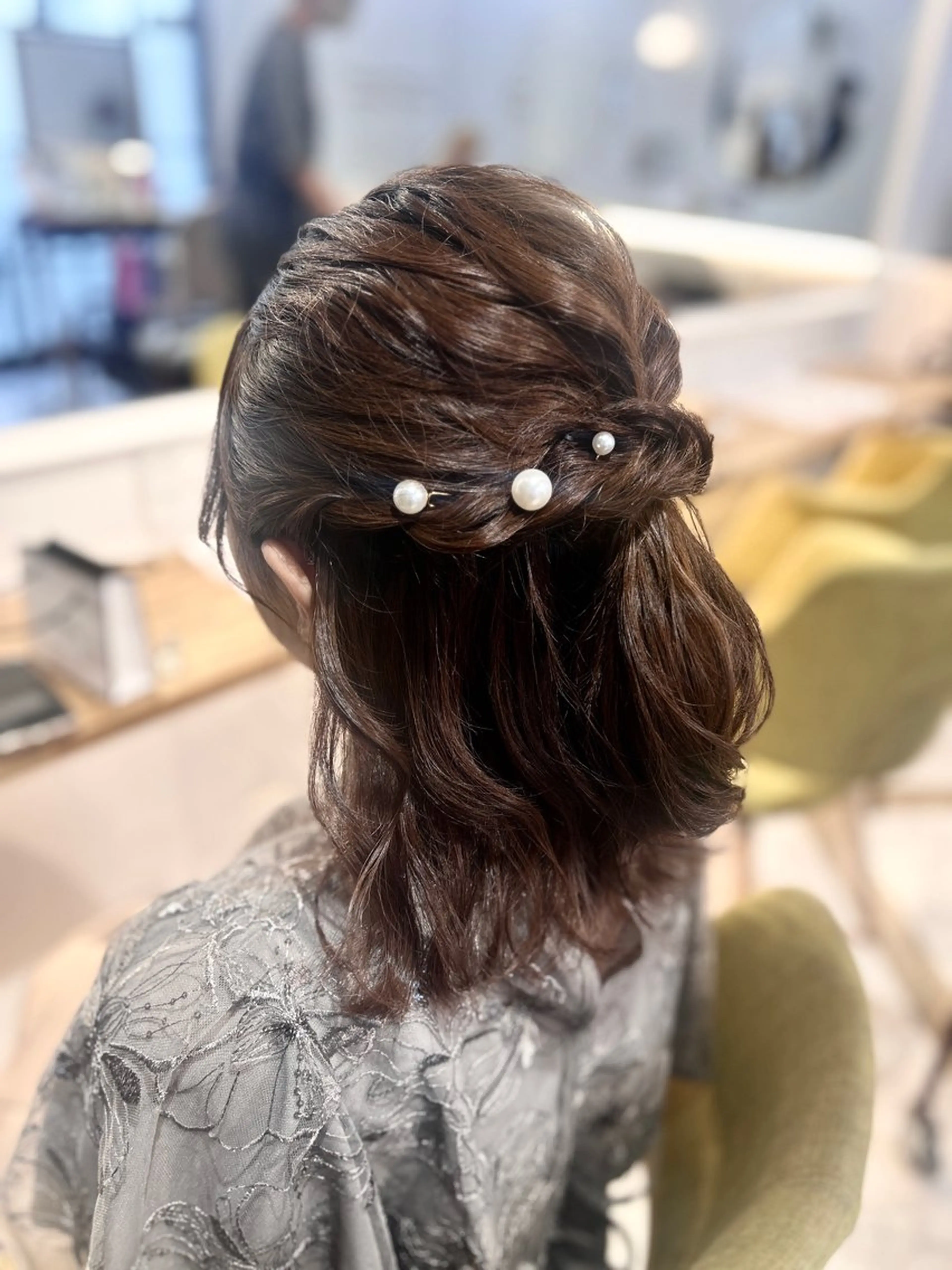 ヘアセットの写真