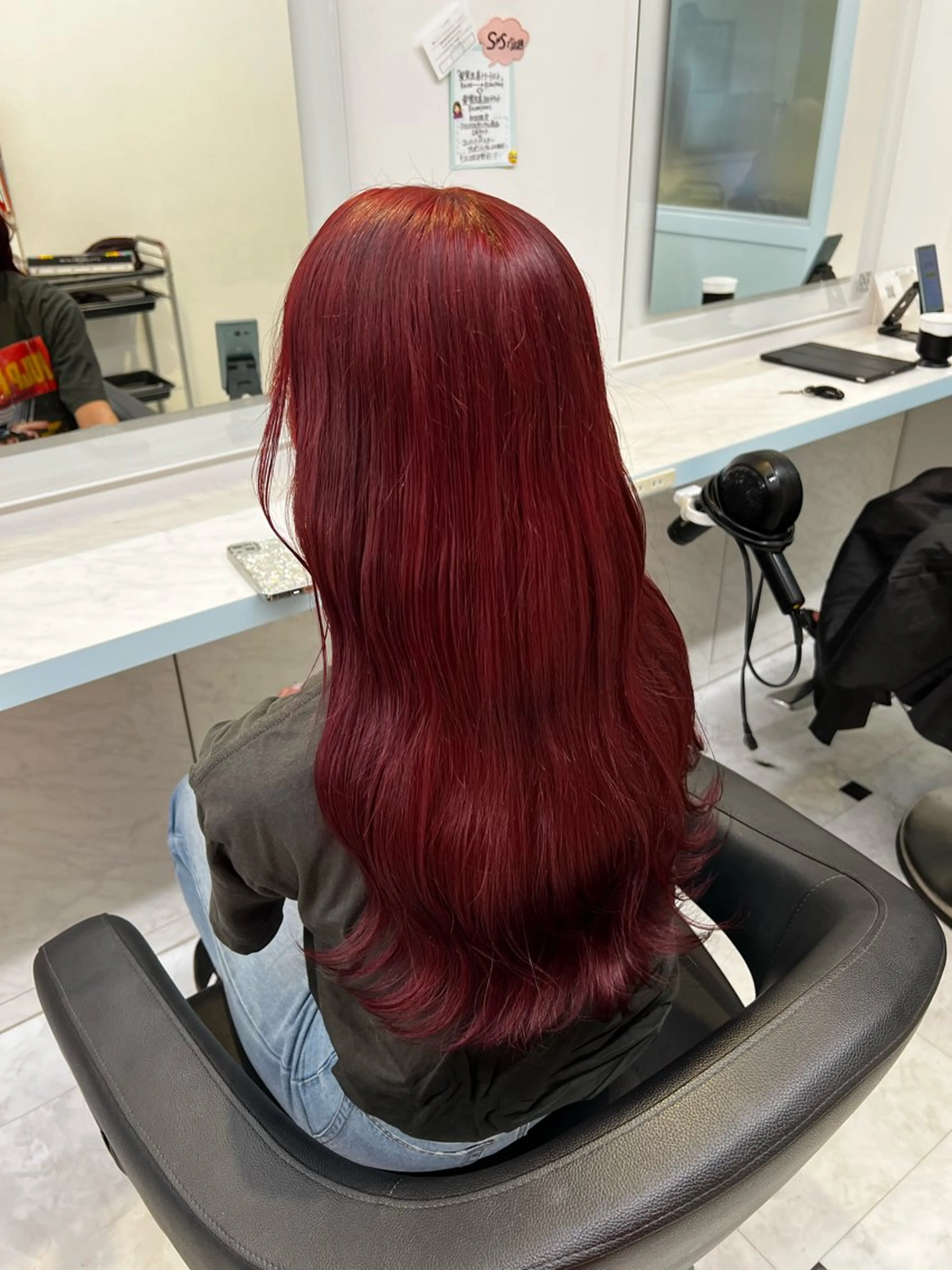 カラー ヘアカラー 🍒♡艶髪暖色カラー saaya♡🍒のヘアスタイル