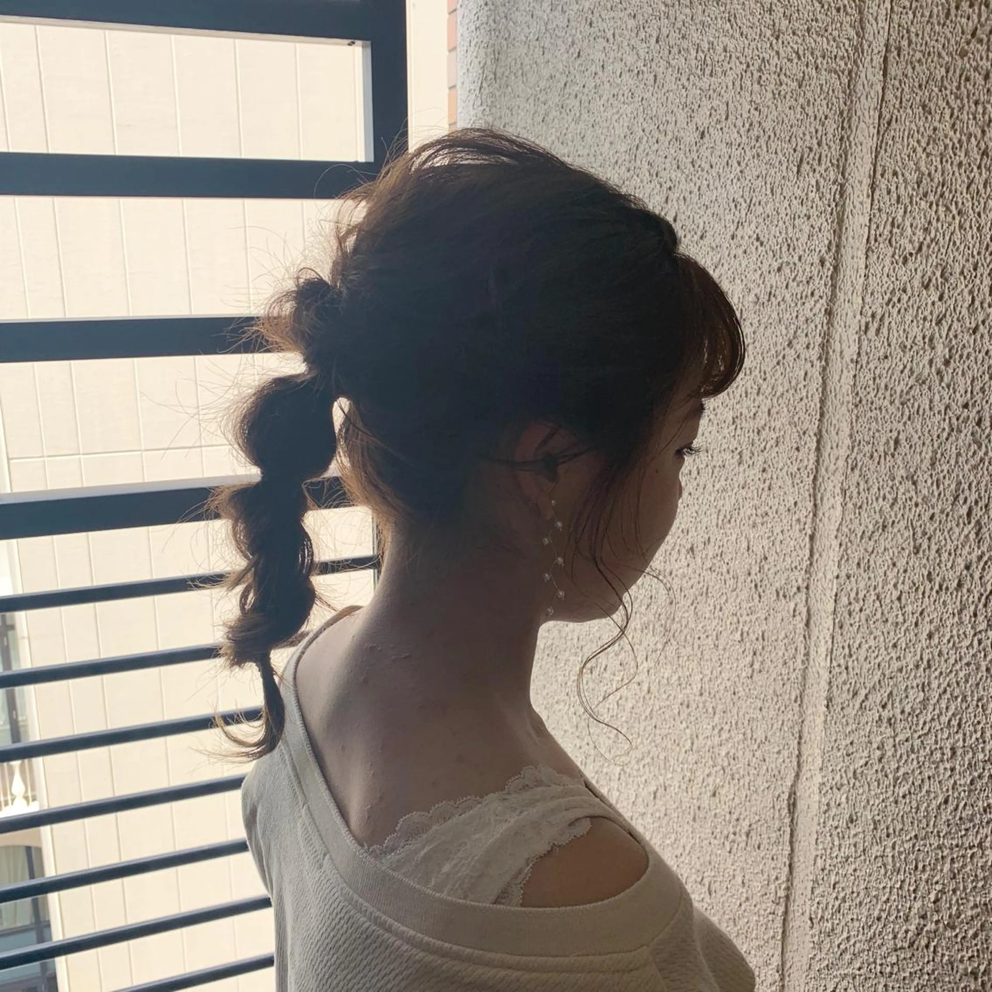 セミロング ヘアアレンジ chouette/ 根本優希のヘアスタイル