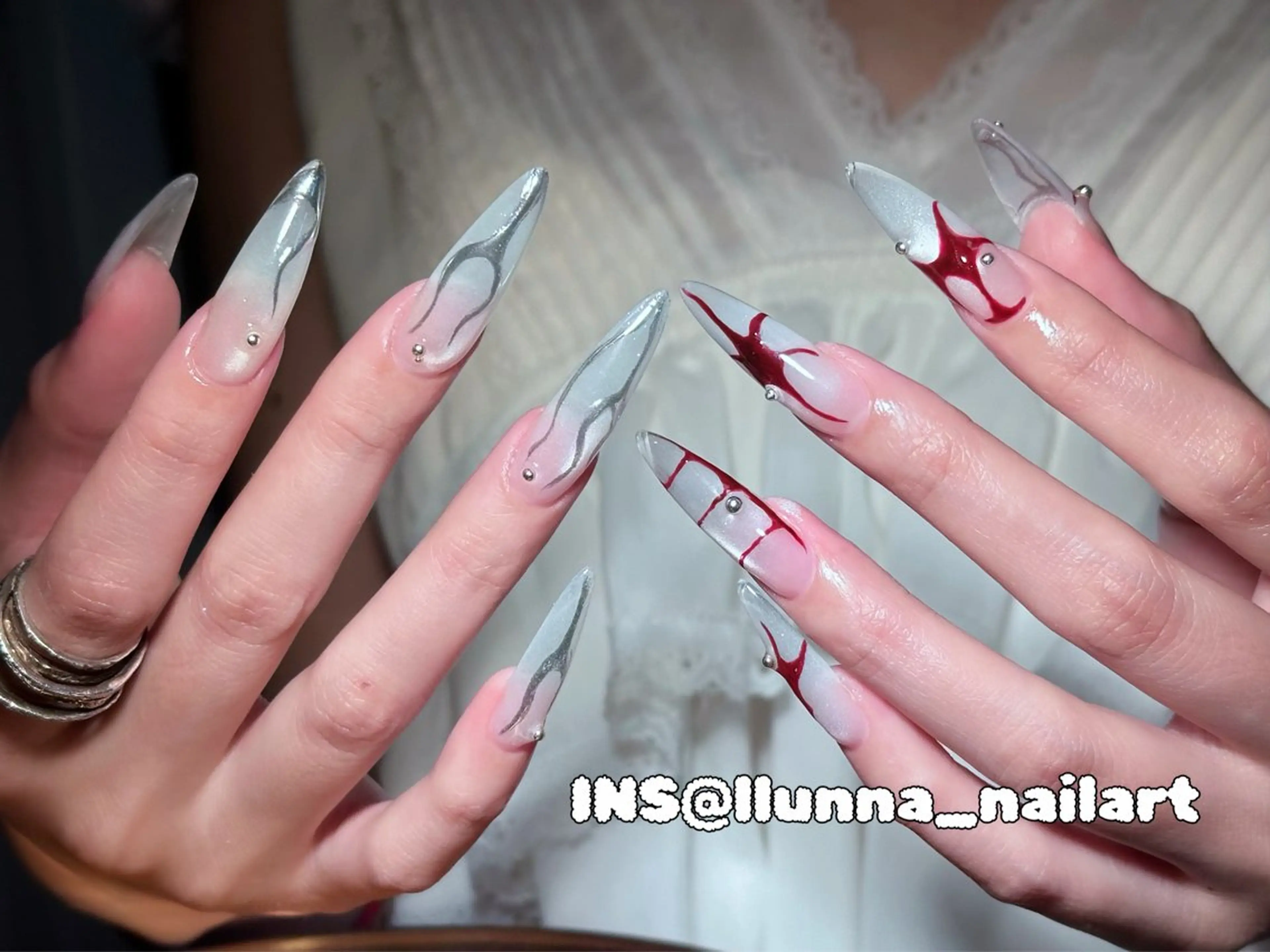 ネイル ハンドネイル Keiko  Nail Salon所属・Cleopatra ♡ルナのネイルデザイン