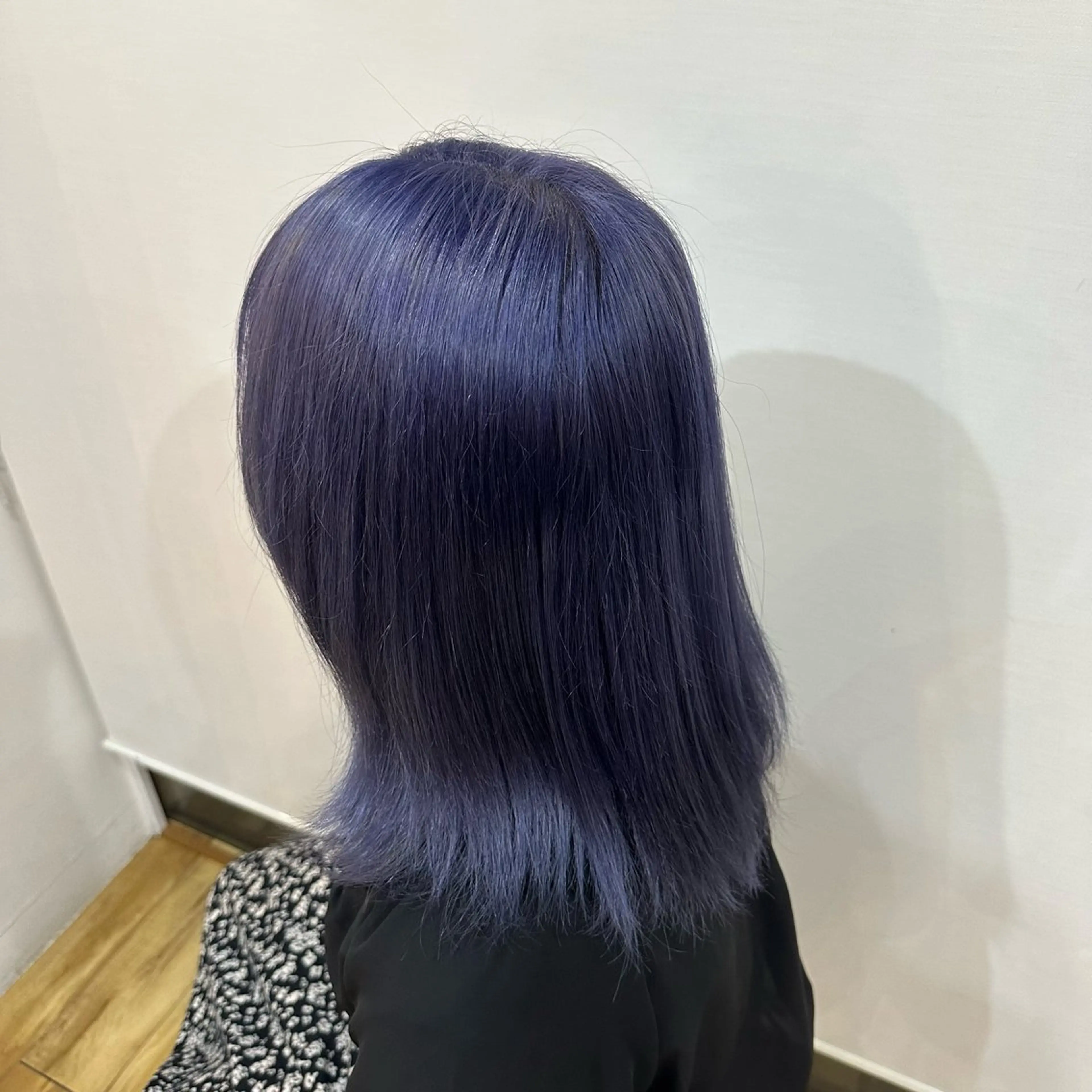 カラー ブルーカラー ネイビーカラー 大原 正寛のヘアスタイル