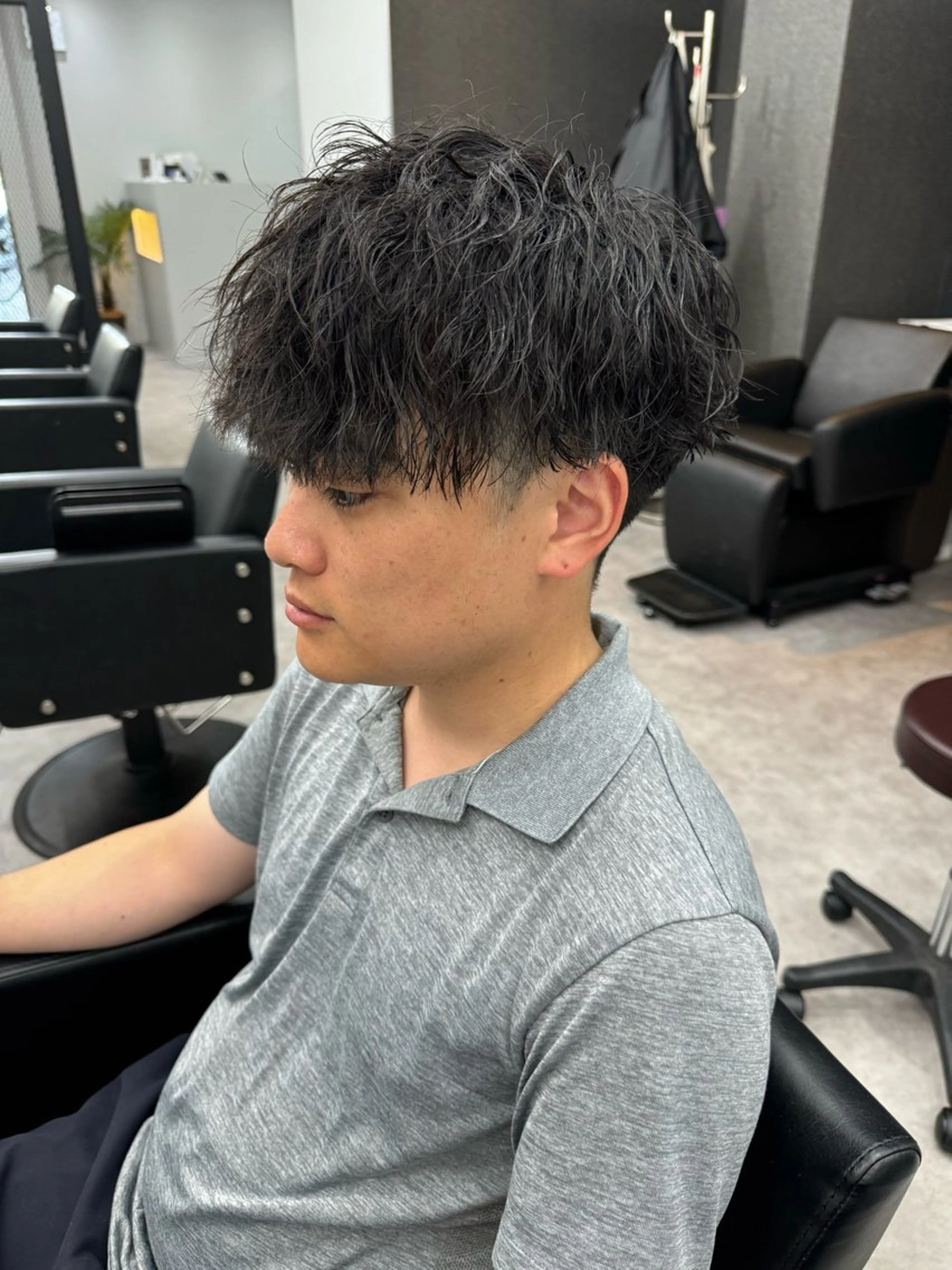 ショート パーマ メンズ Men's専門✂︎ 増田　正義のヘアスタイル