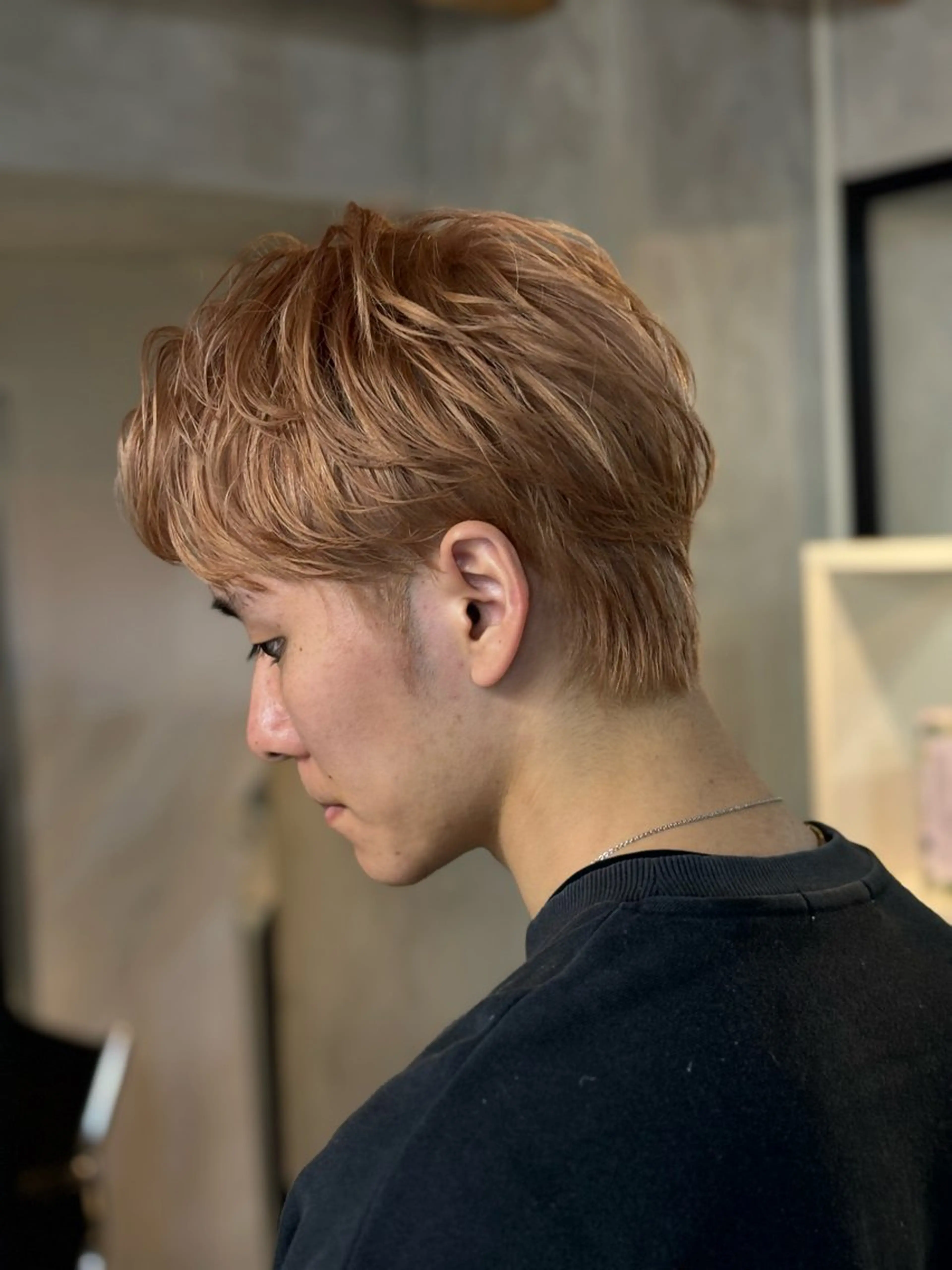 カラー メンズ ヘアカラー トリートメント 飯田 晟恭のヘアスタイル