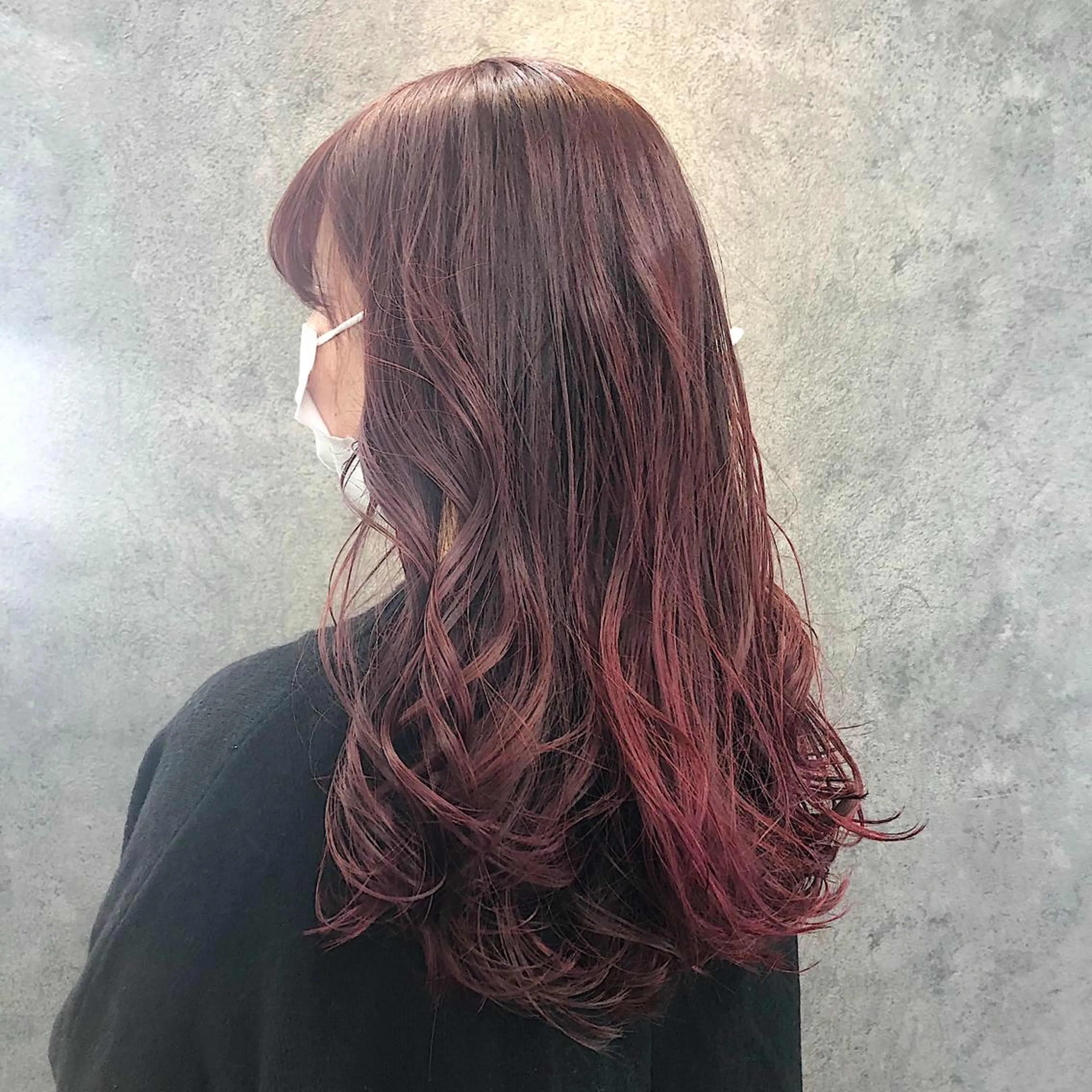 セミロング ヘアカラー トリートメント 所渉/韓国レイヤー /ウルフカットのヘアスタイル