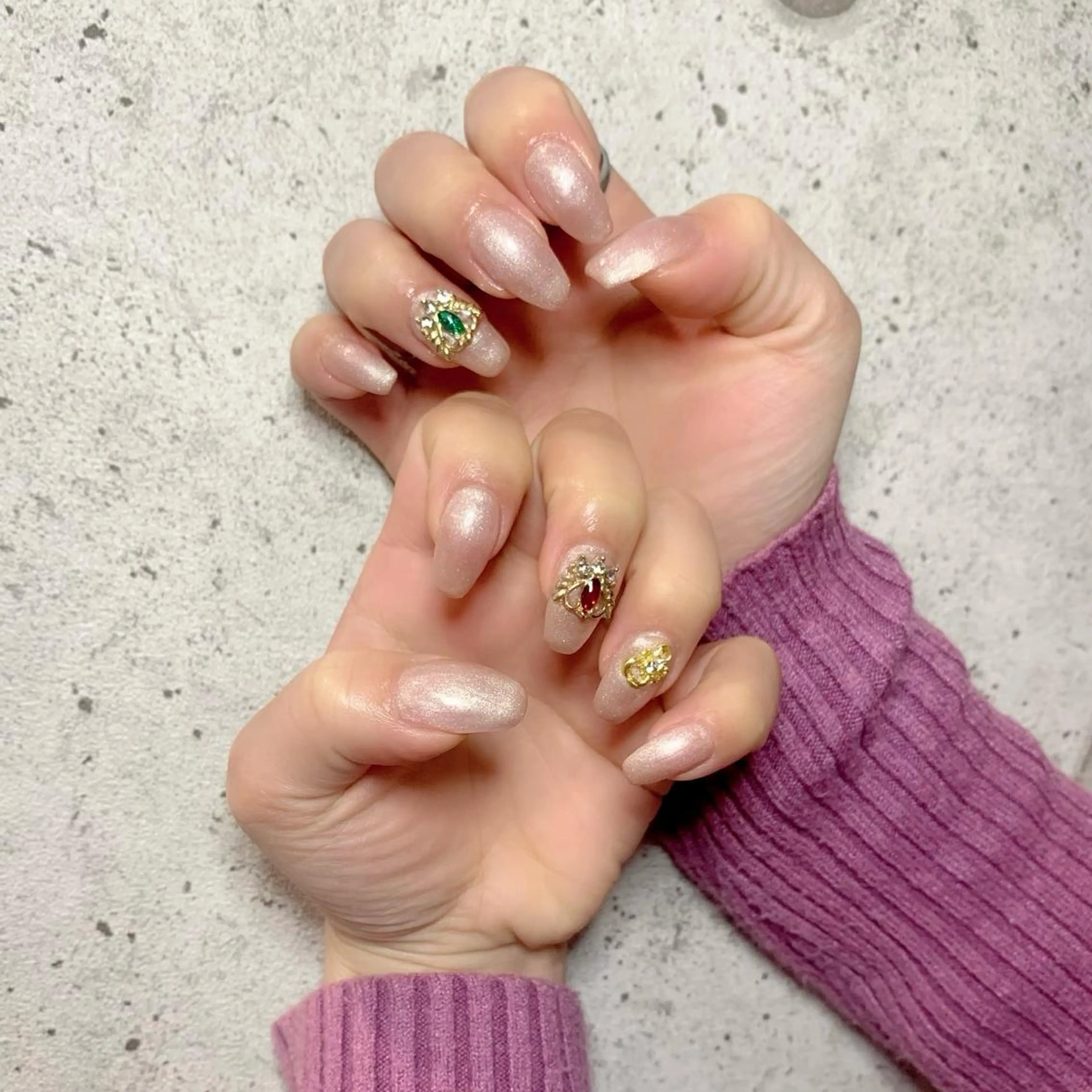 ネイル キラキラネイル Nail Salon　Ｋのネイルデザイン